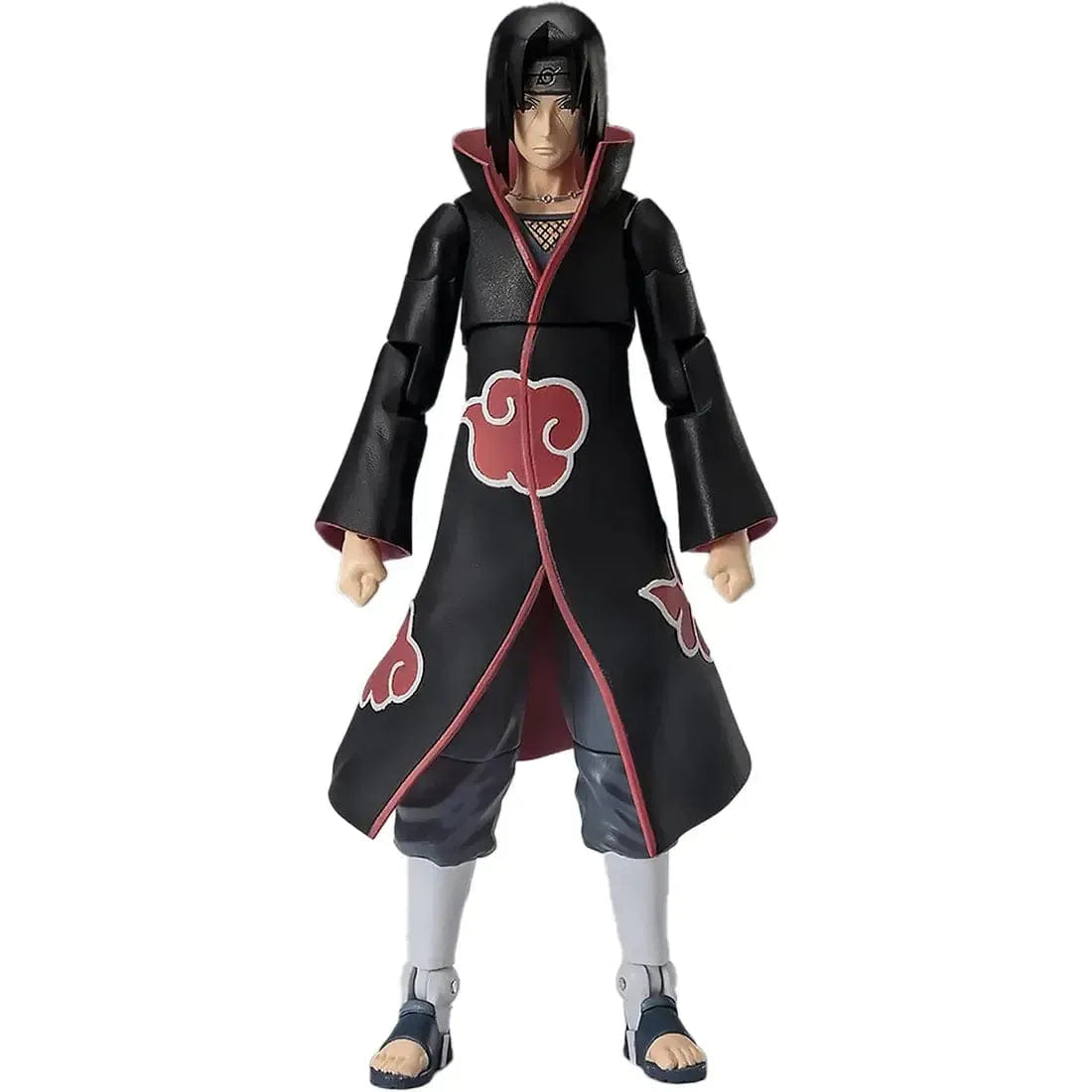 Bandai Naruto Shippuden - Akatsuki Uniform Itachi Uchiha Action Figure (5") - Bandai - Ultimate Legends Series