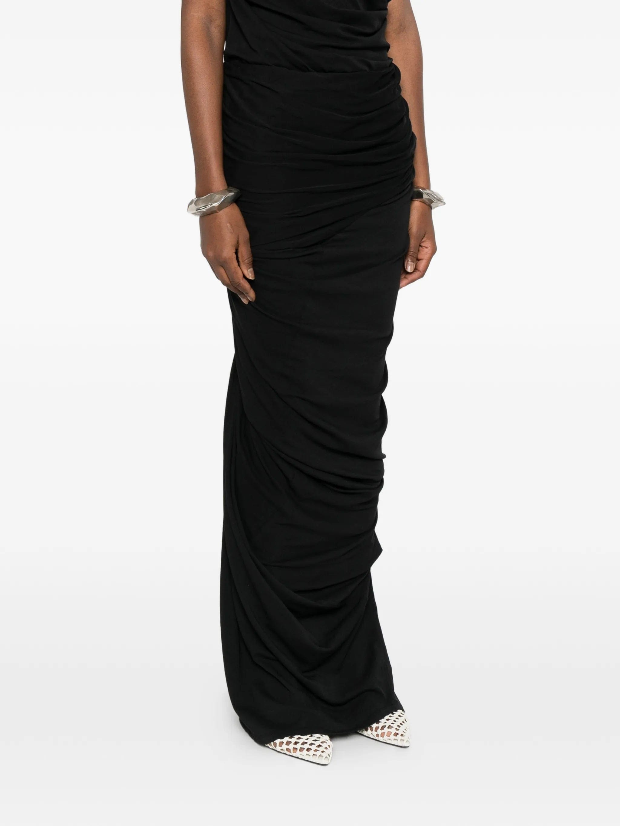 Entire Studios Dia draped - detail maxi skirt