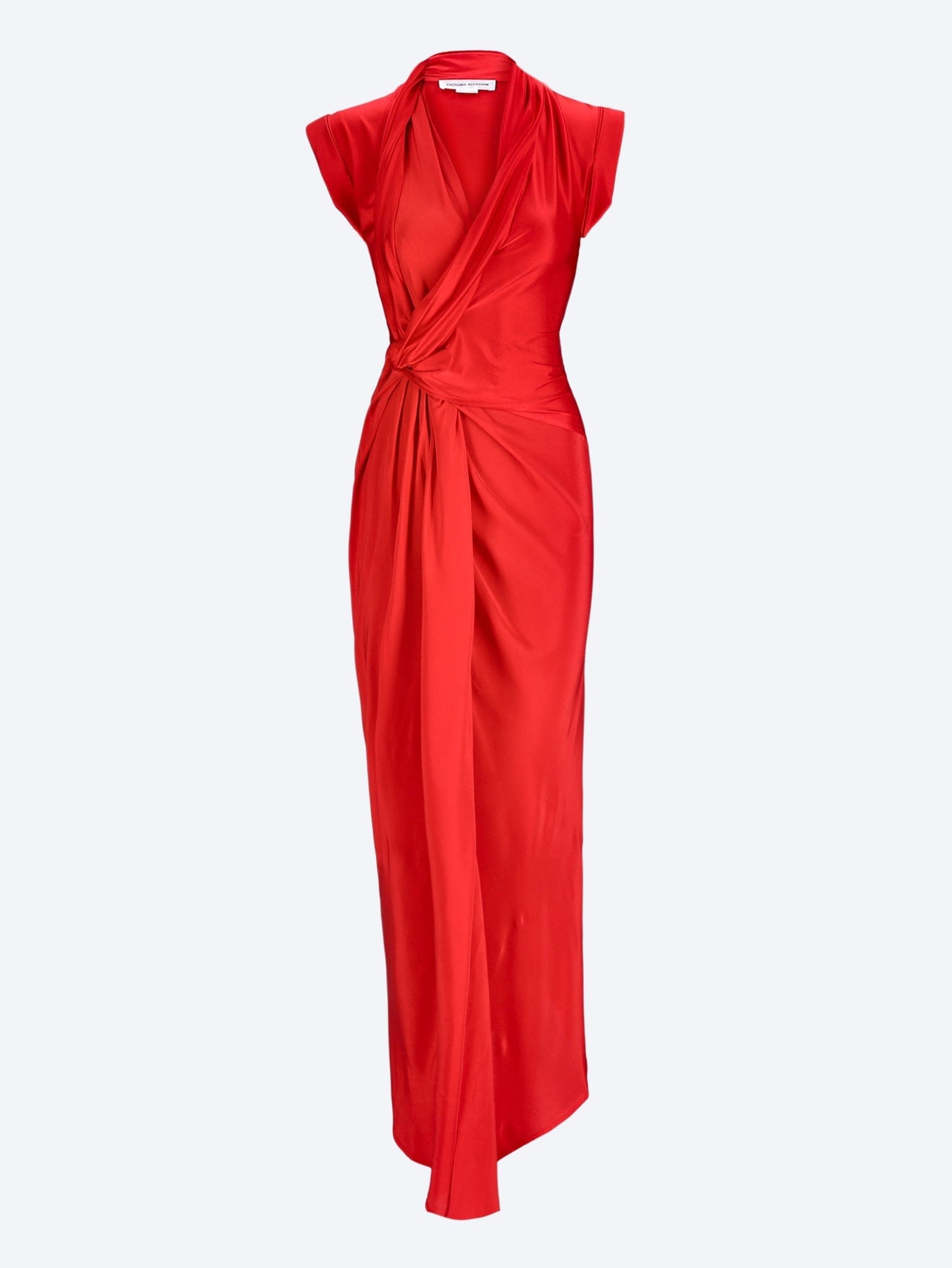 Victoria Beckham Asymmetric twist detail dress