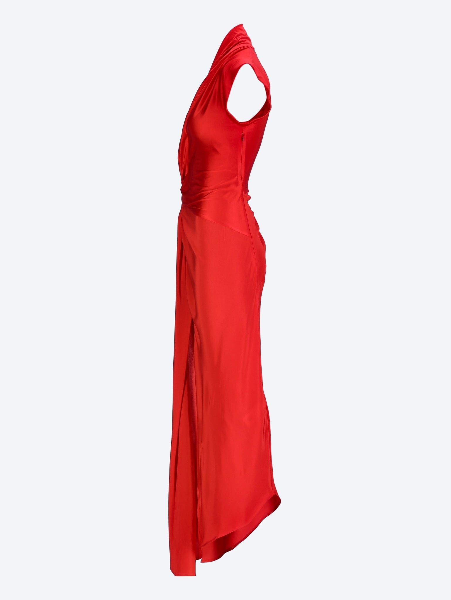 Victoria Beckham Asymmetric twist detail dress