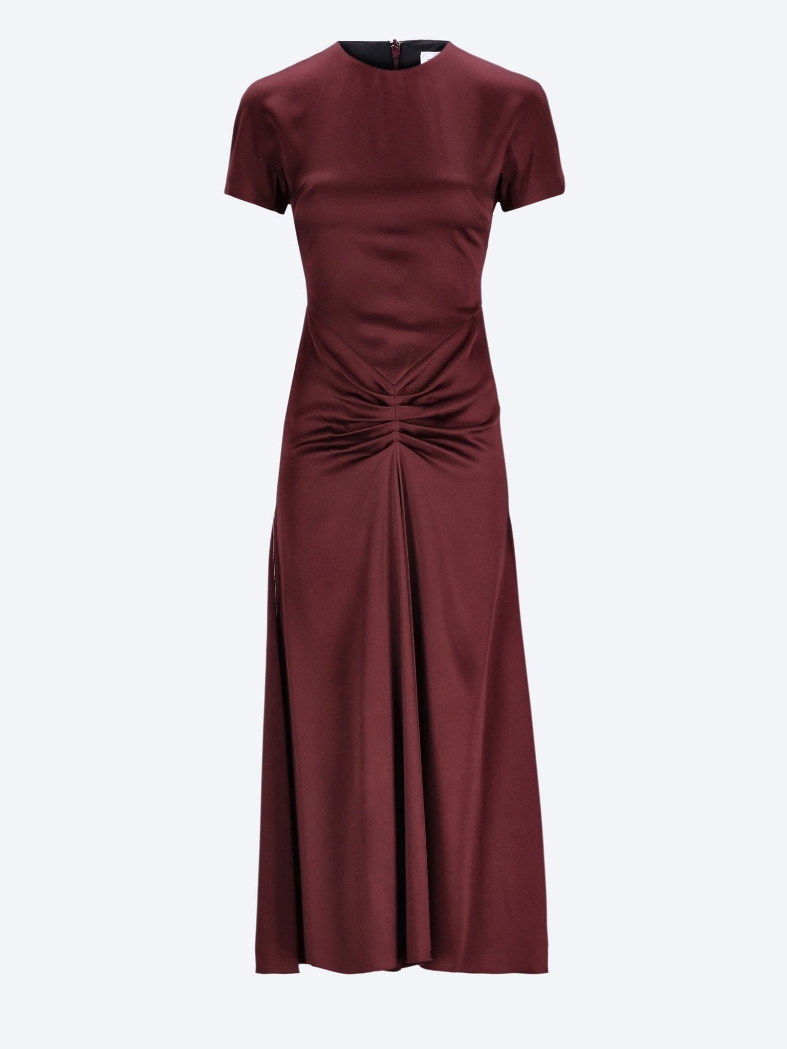 Victoria Beckham Gathered detail t - shirt midi dress