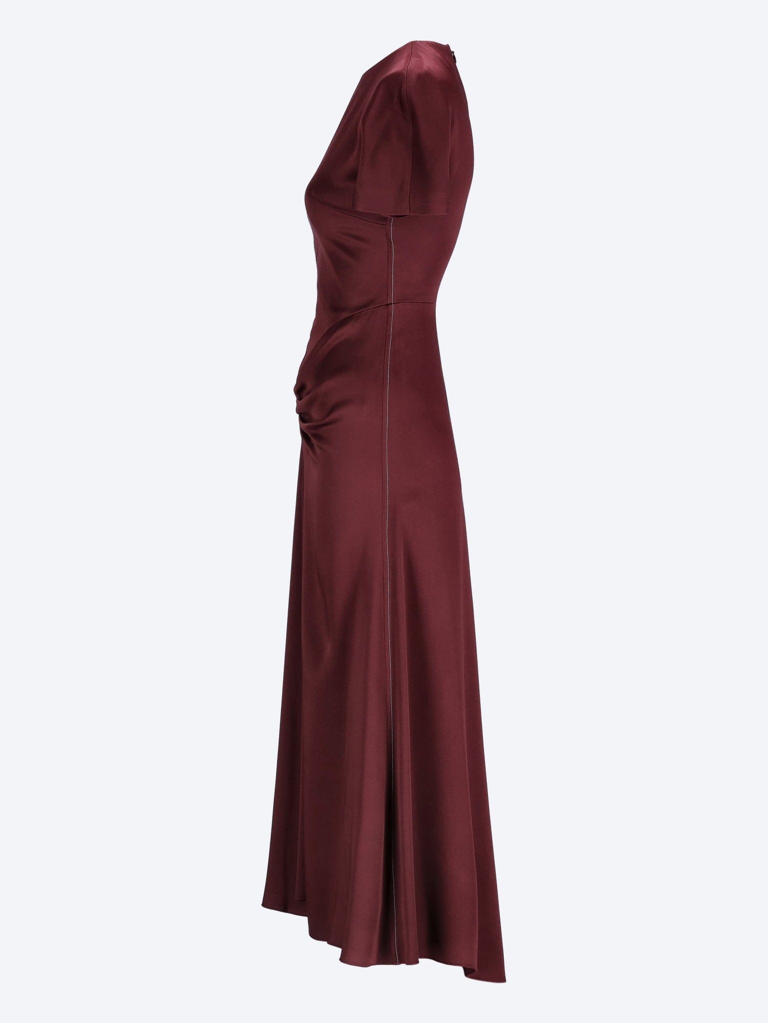 Victoria Beckham Gathered detail t - shirt midi dress