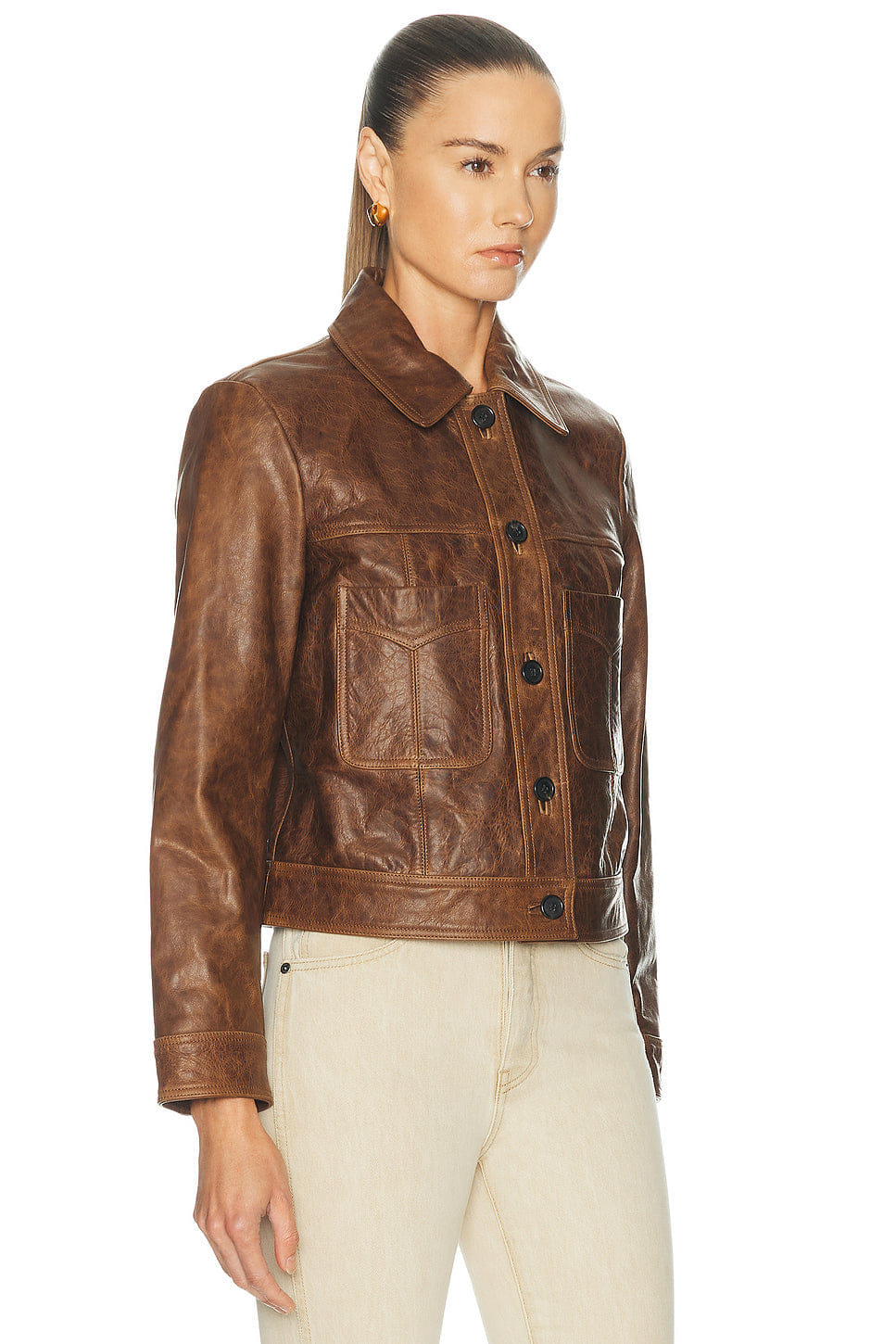 NILI LOTAN Susannah Leather Jacket
