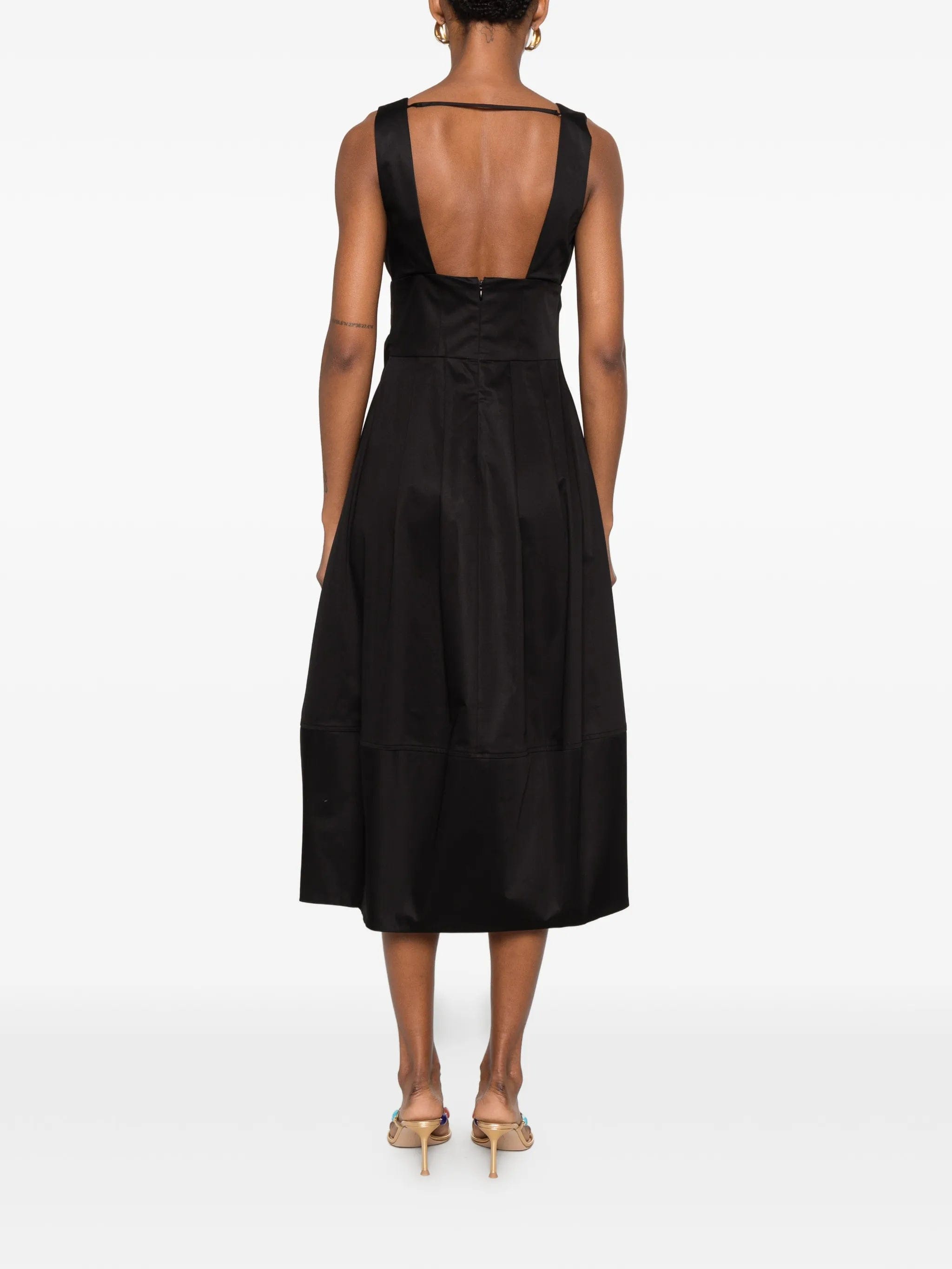 Cult Gaia Ebisu ring - detail midi dress
