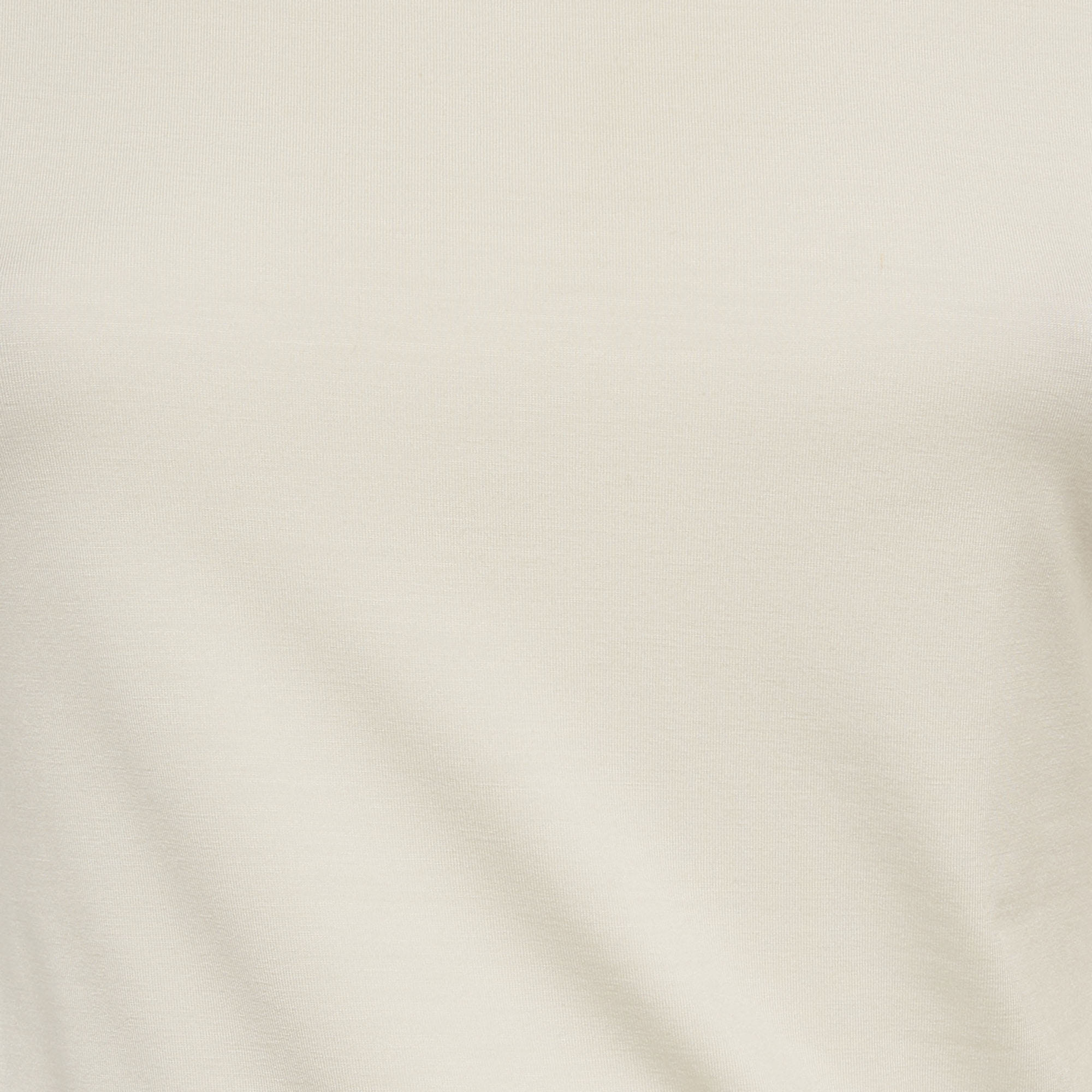 Max Mara White Jersey Crew Neck T - Shirt