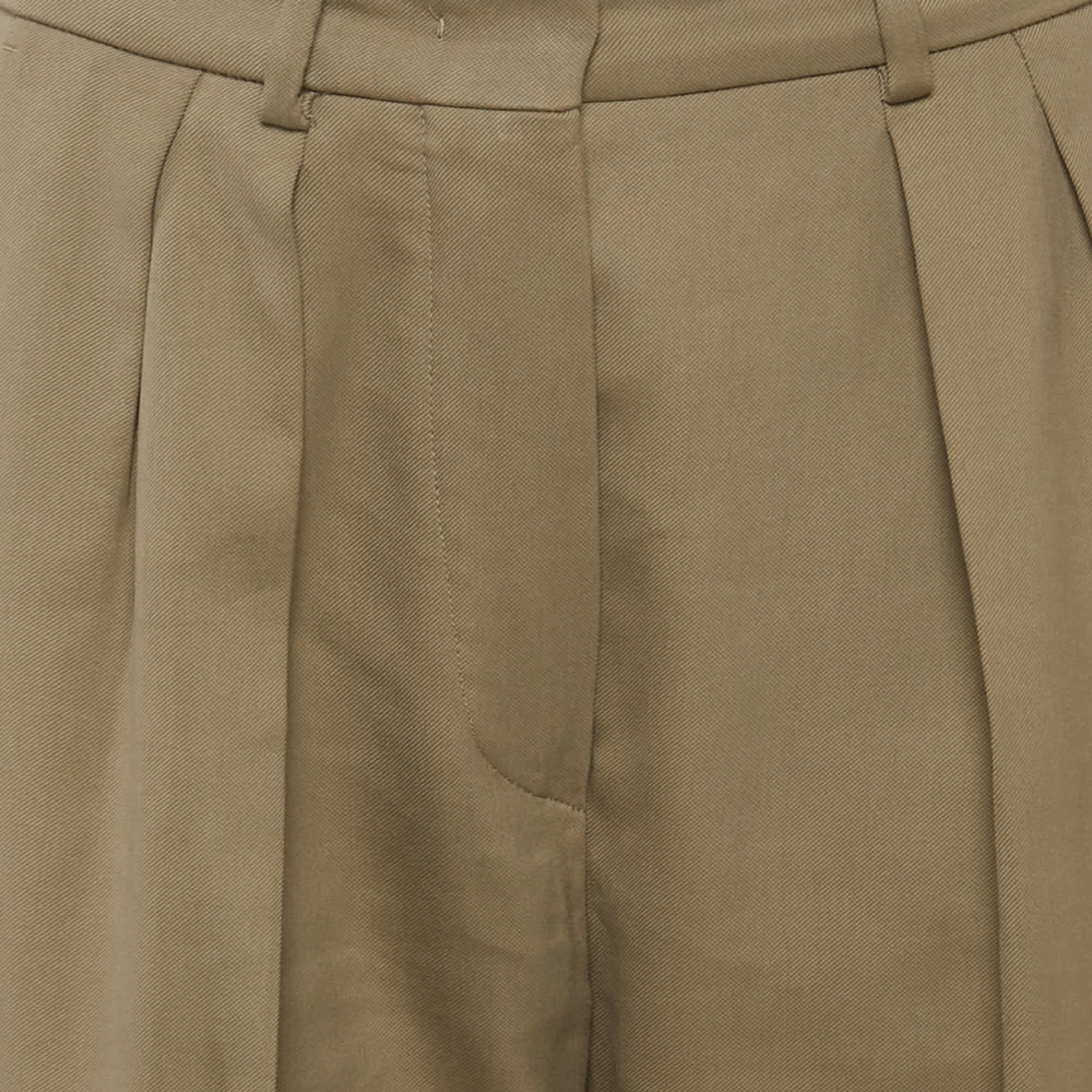 Max Mara Black Gabardine Cargo Pants