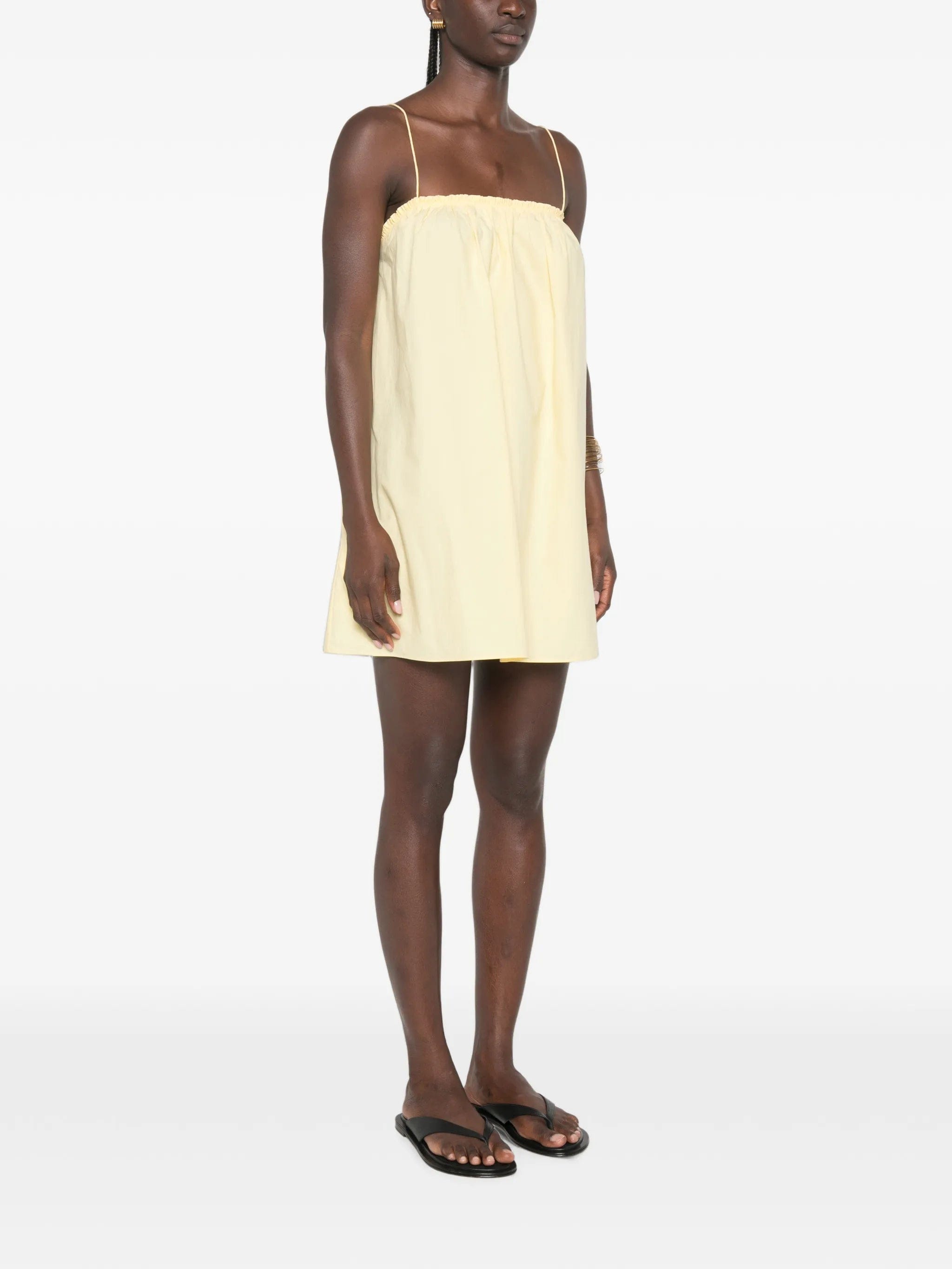 Matteau frill - trim mini dress