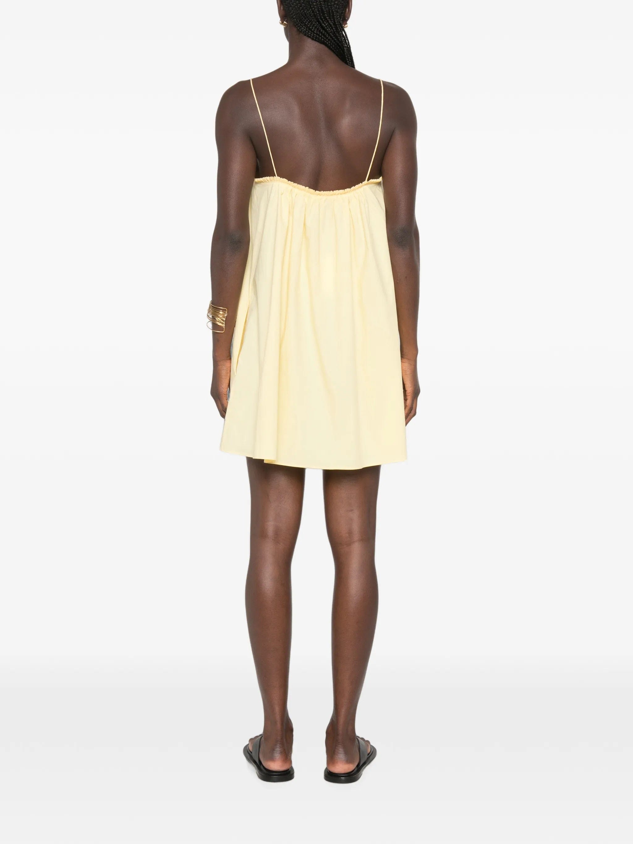 Matteau frill - trim mini dress