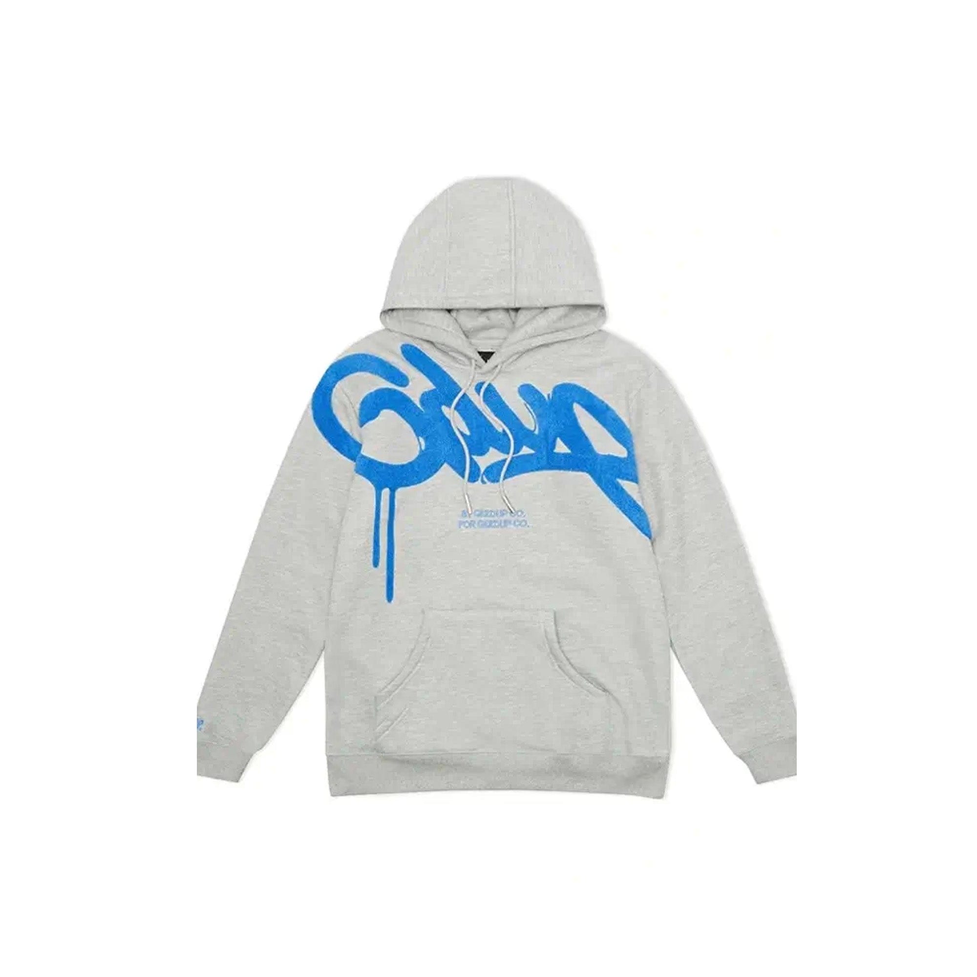 Geedup Hoodie Hand Style Grey Blue (2022)