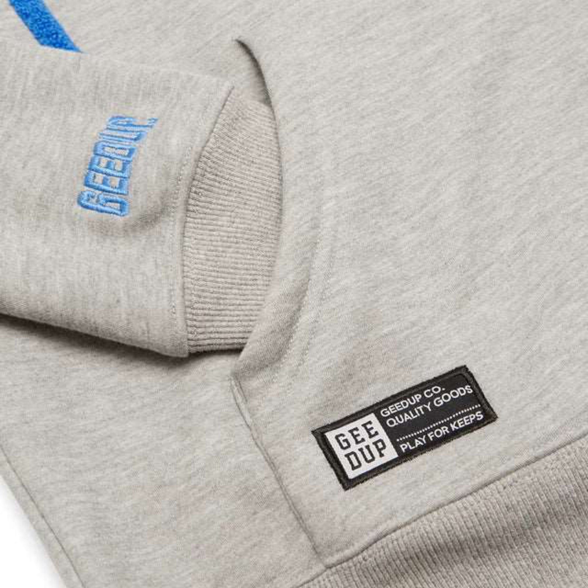 Geedup Hoodie Hand Style Grey Blue (2022)