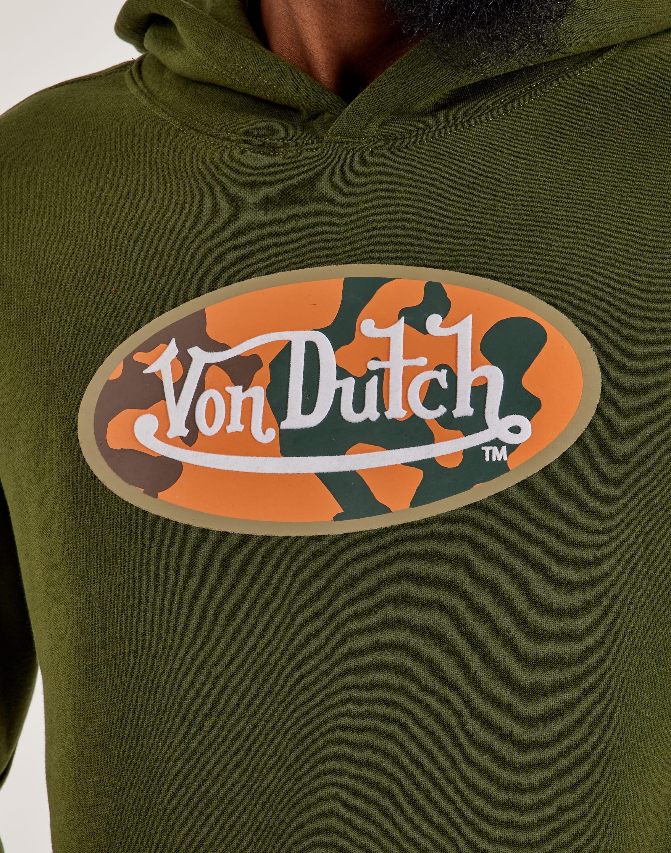 Von Dutch Camo Logo Hoodie