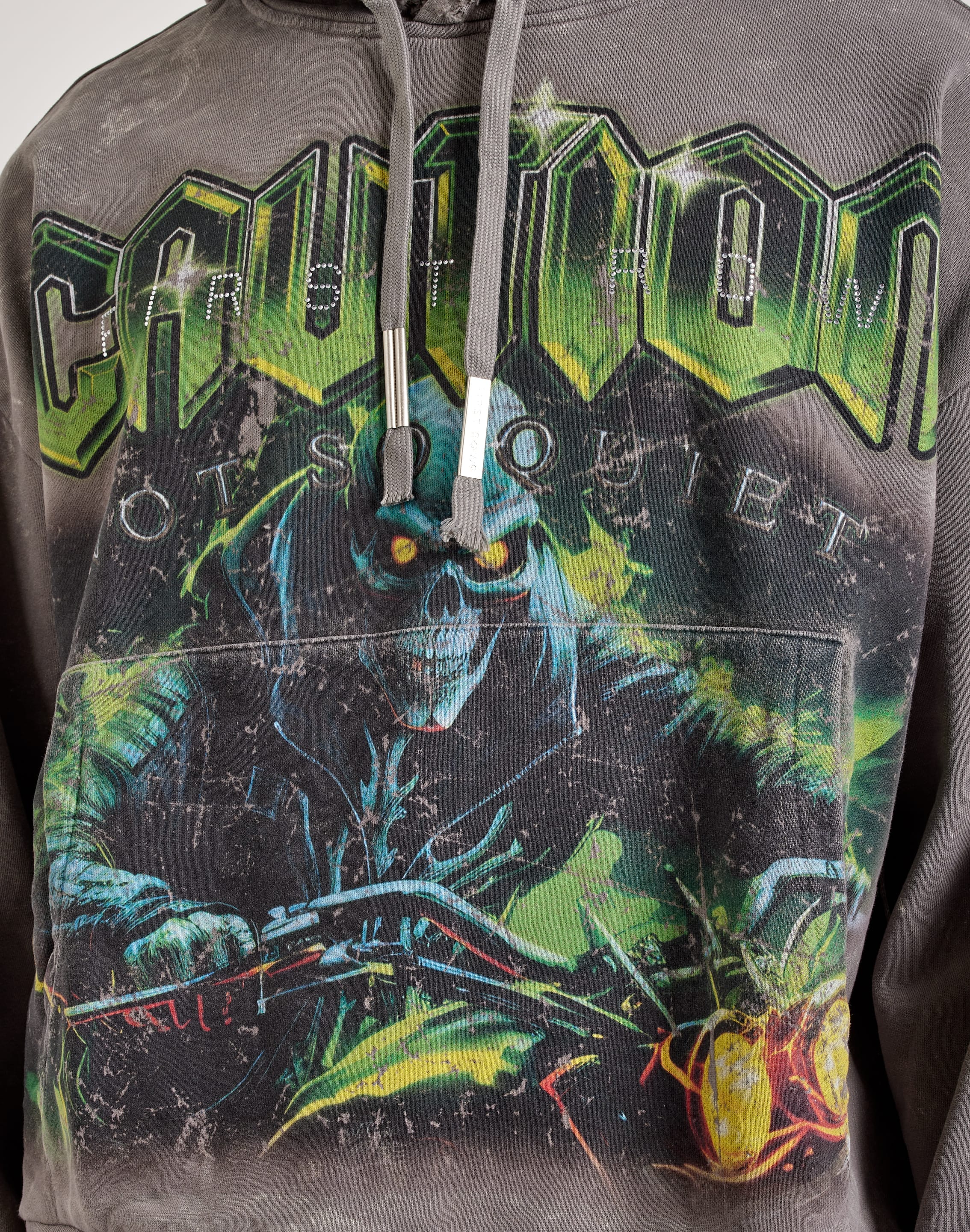 First Row Caution Fleece Hoodie