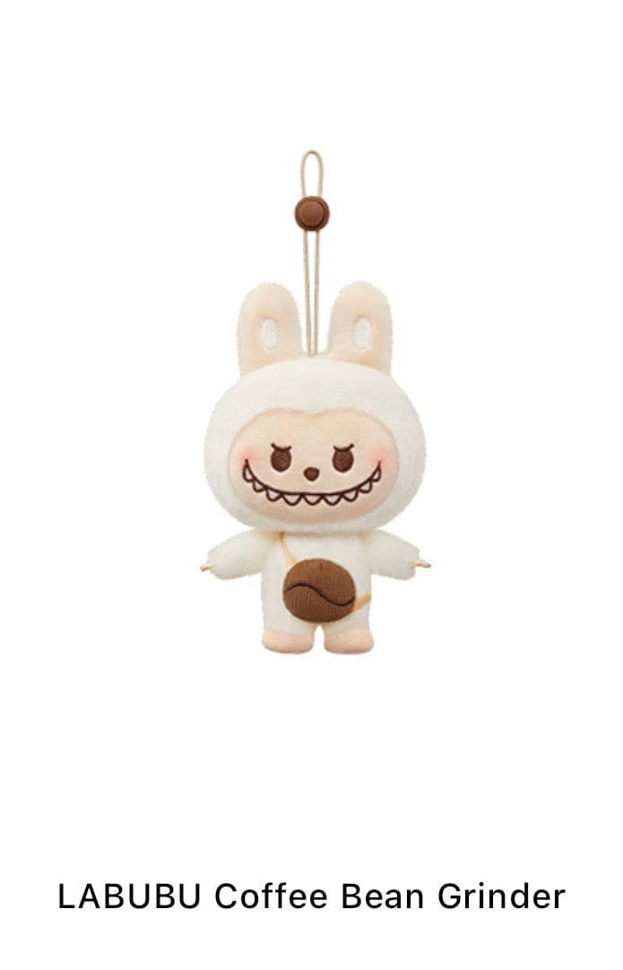 Cgomez Labubu Coffee Bean Grinder - Popbean Coffee Factory Series Plush Pendant - Pop Mart