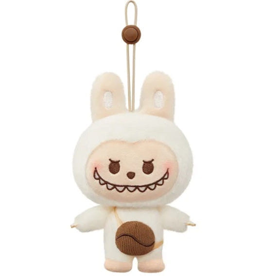 Fullbloom333 LABUBU Coffee Bean Grinder - POP BEAN Coffee Factory Series Plush Pendant by Pop Mart