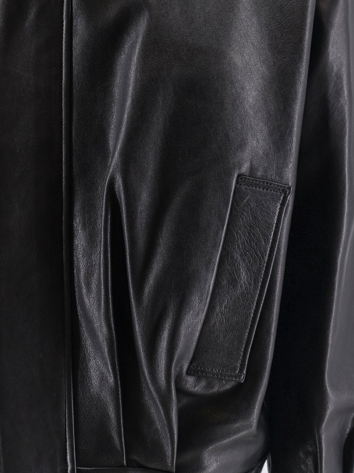 ARMA Paulo black leather jacket