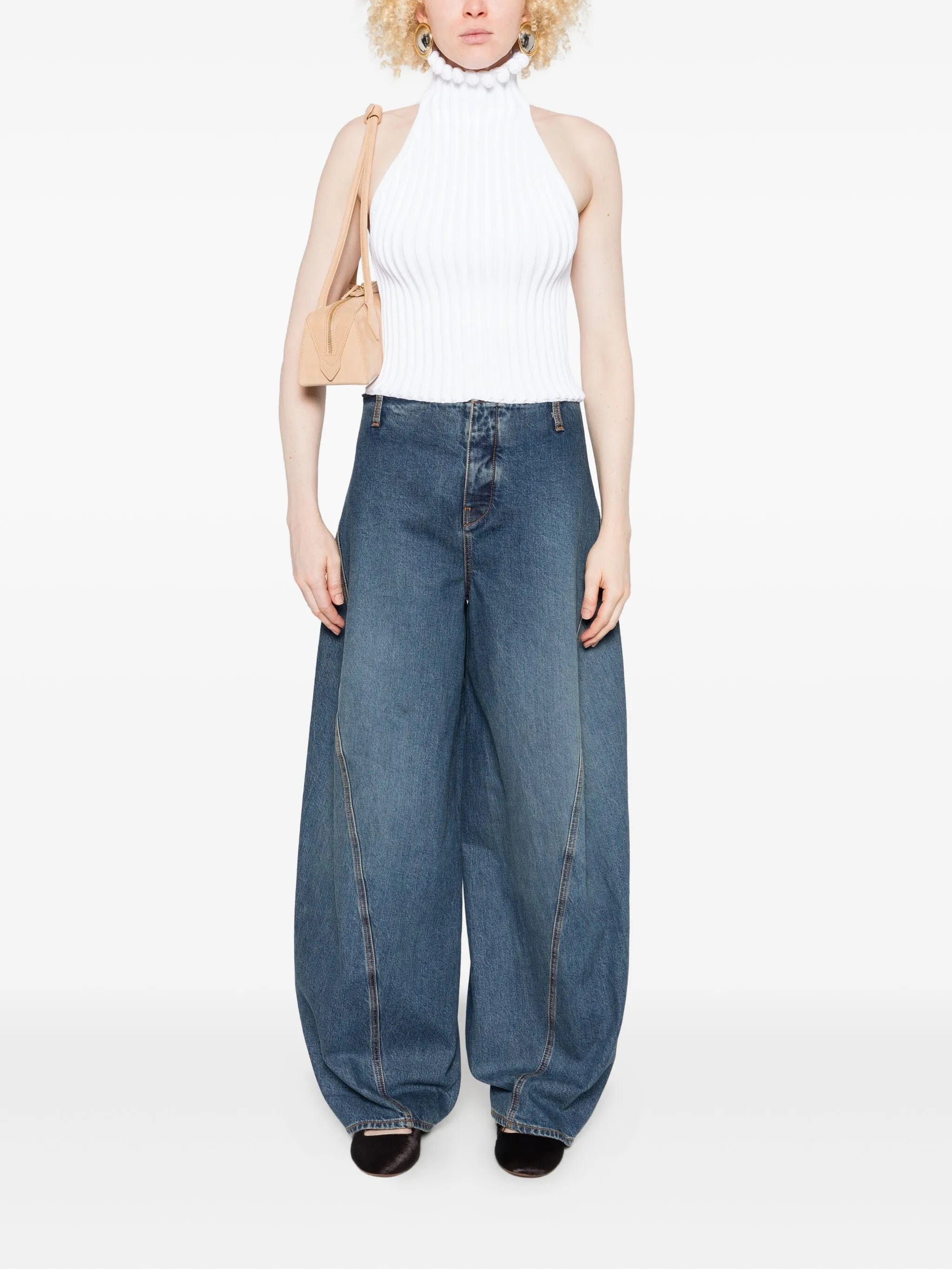Alaïa panelled jeans