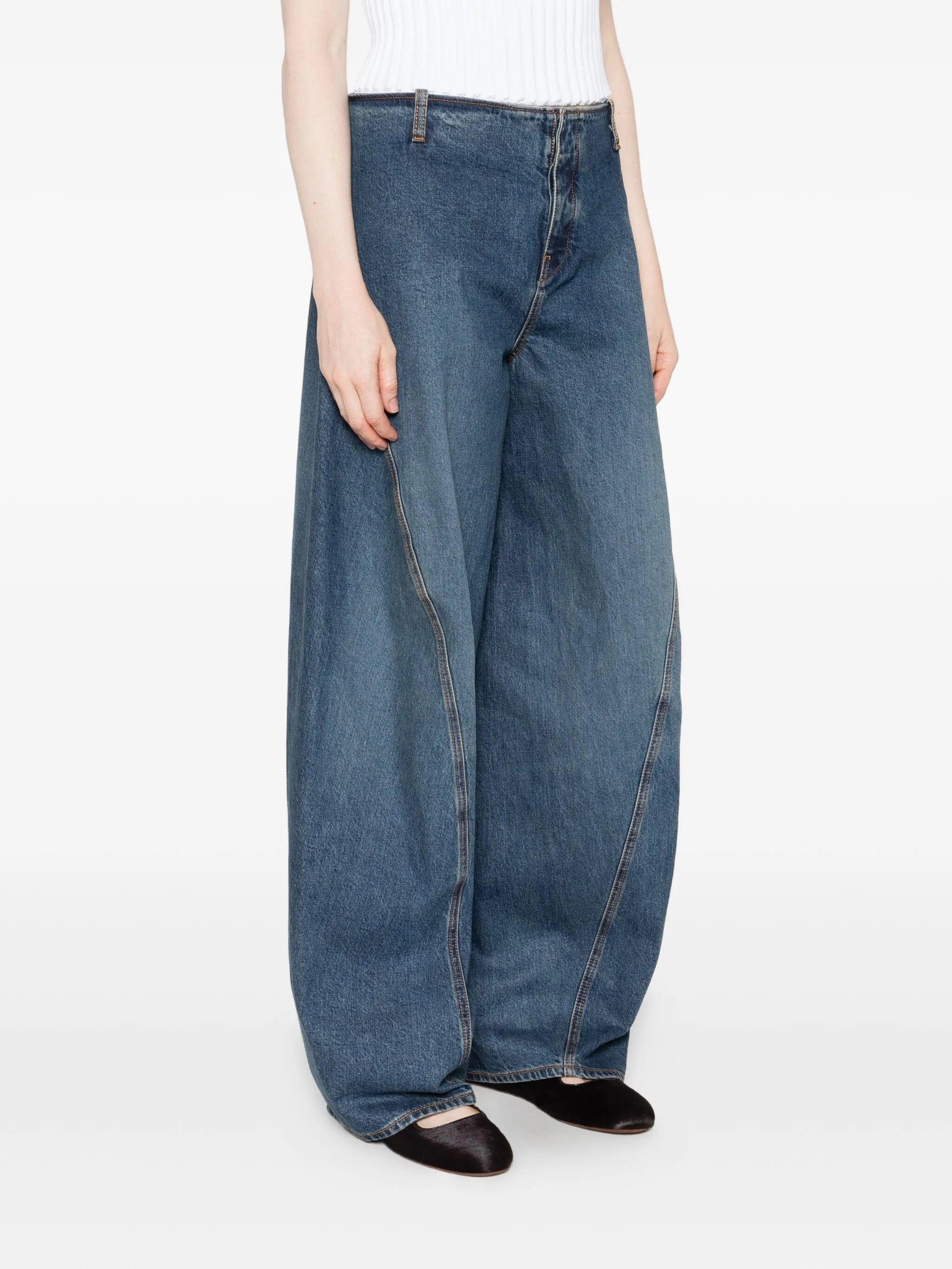 Alaïa panelled jeans