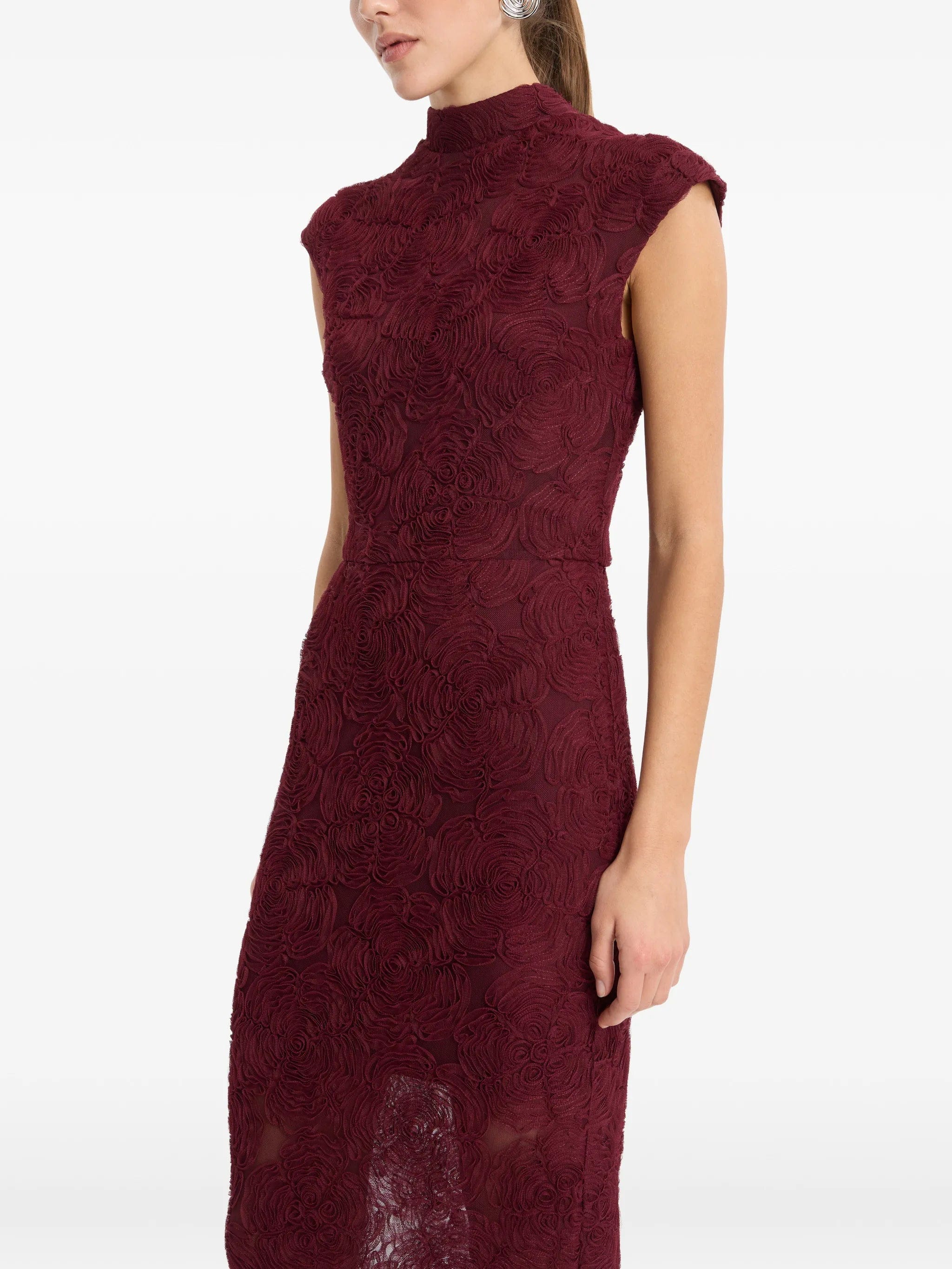 Rotate Birger Christensen floral - mesh maxi dress