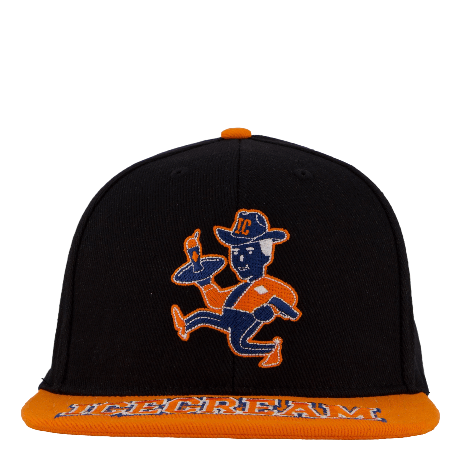 Icecream Served Up Strapback Cap Black