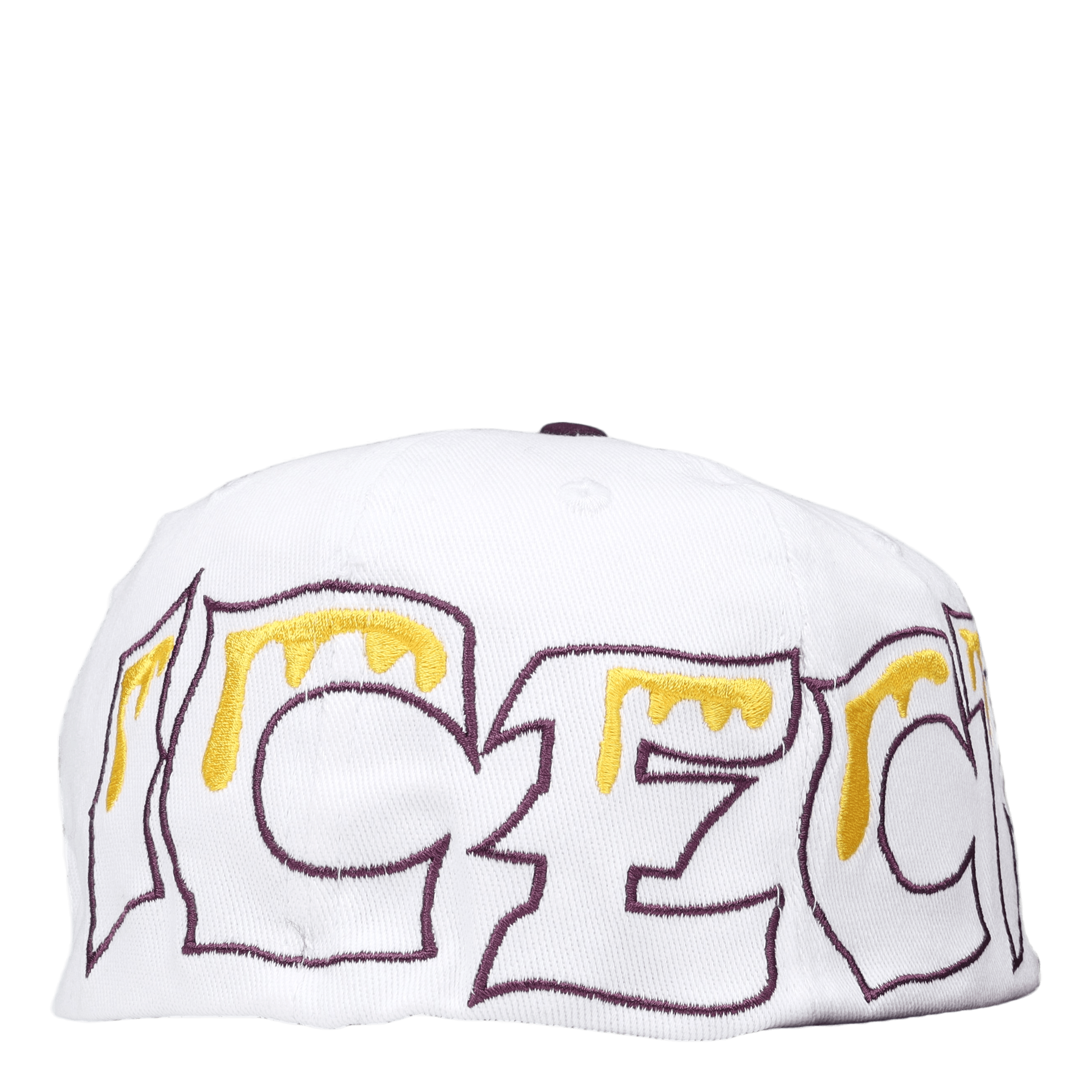 Icecream Team Eu 6 Panel Flat Peak Cap White