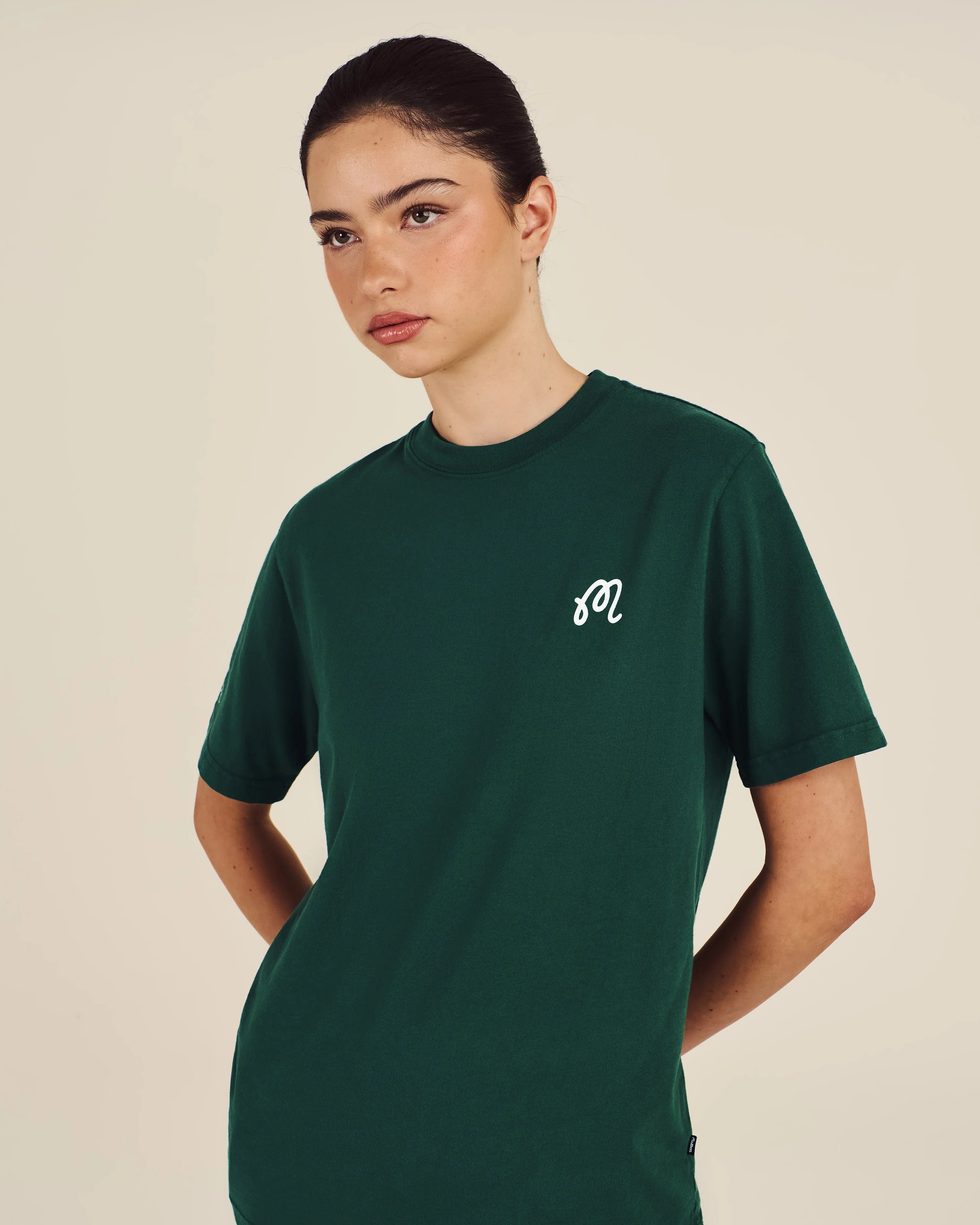 Malbon Golf Bermuda T-Shirt – Forest