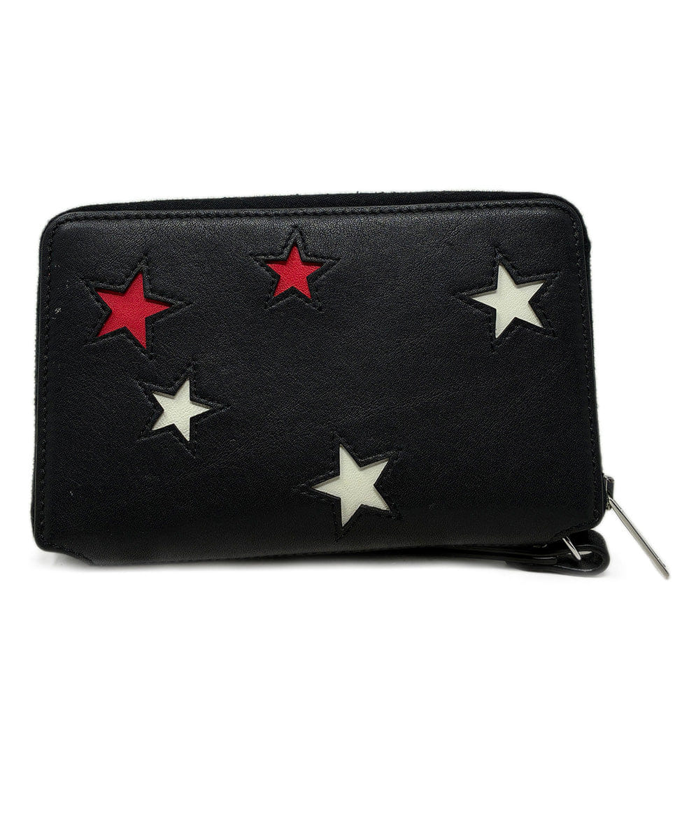 Rag & Bone Black Leather Star Wallet