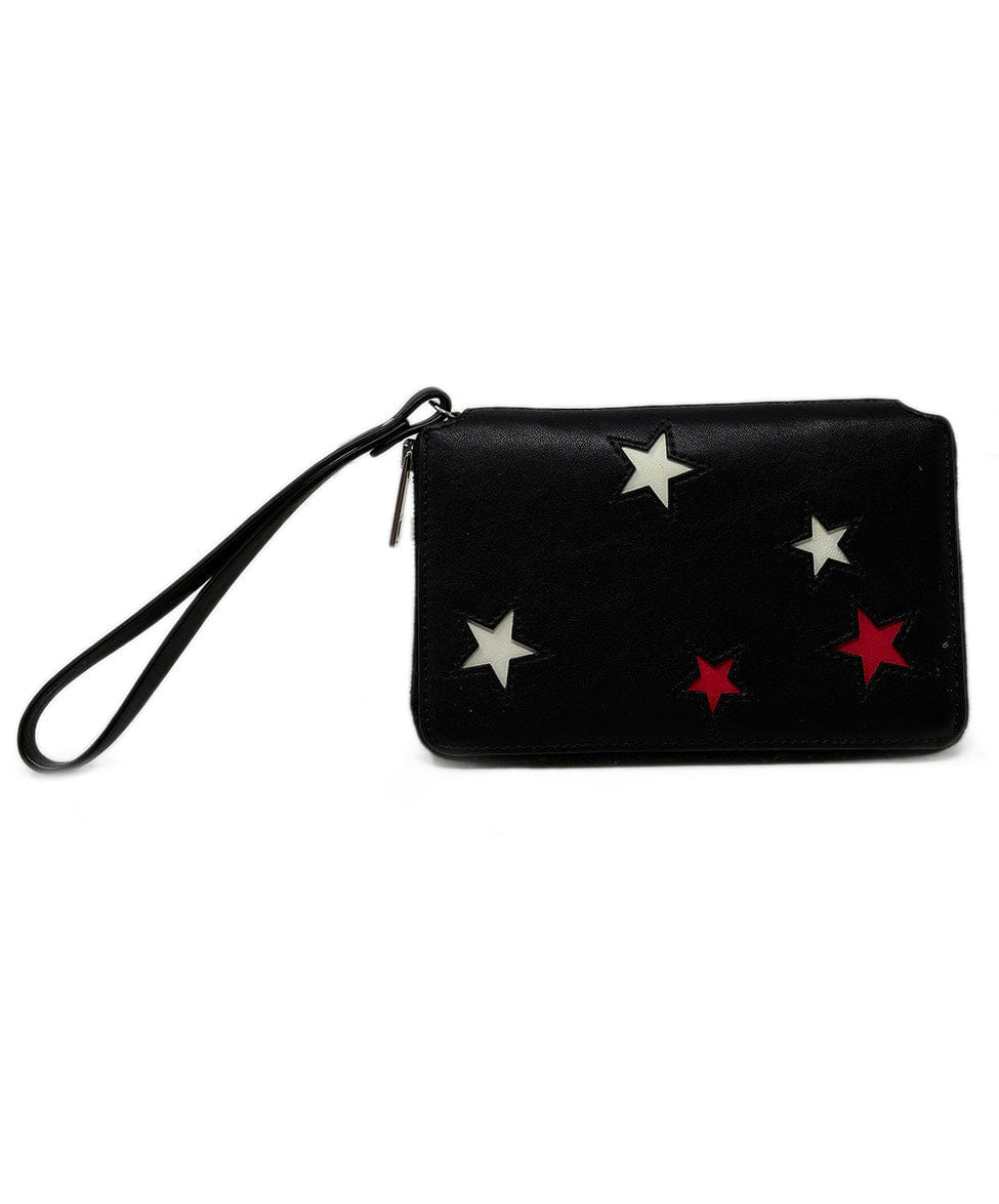 Rag & Bone Black Leather Star Wallet