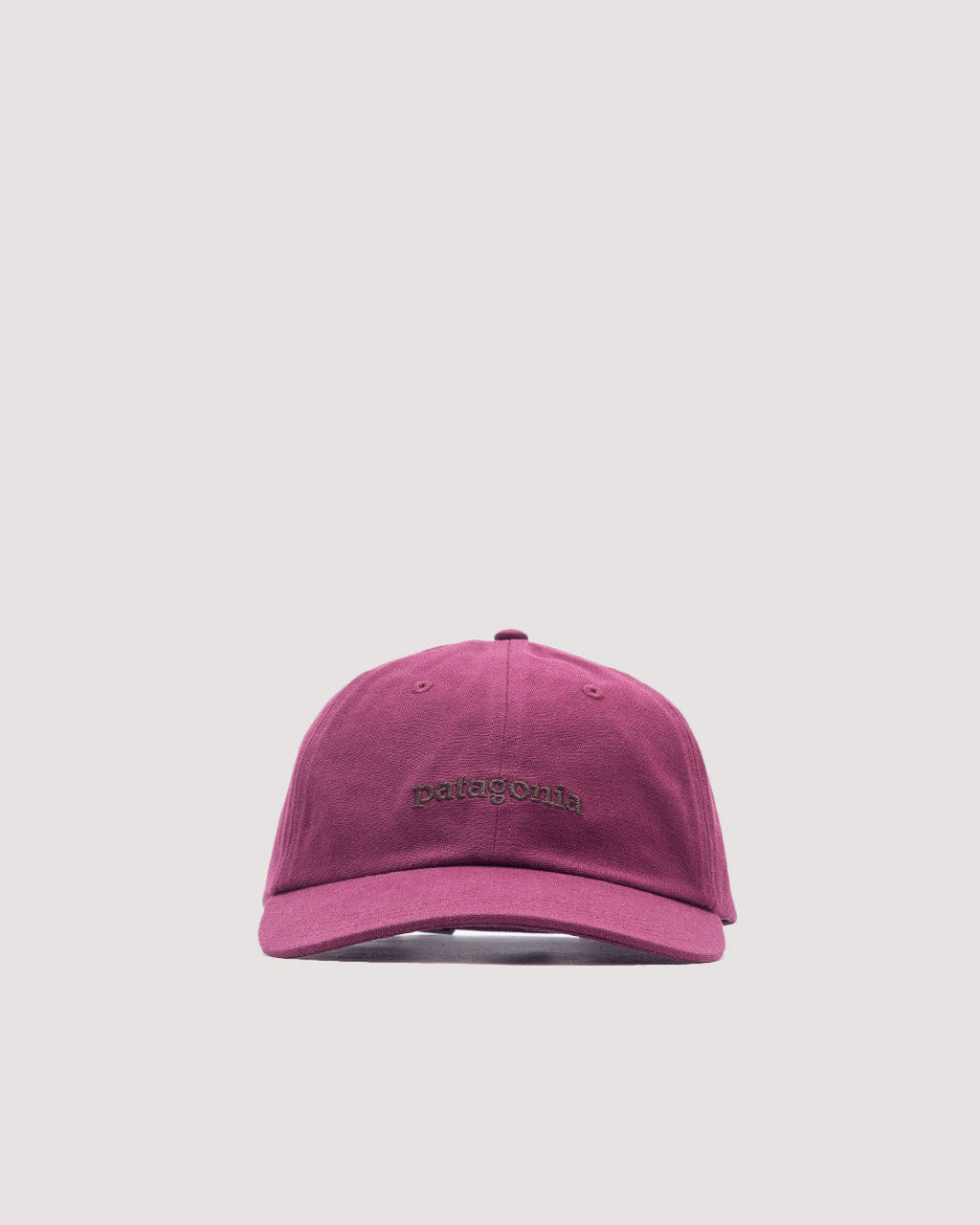 Patagonia Graphic Trad Cap - Text Logo Berry Fig