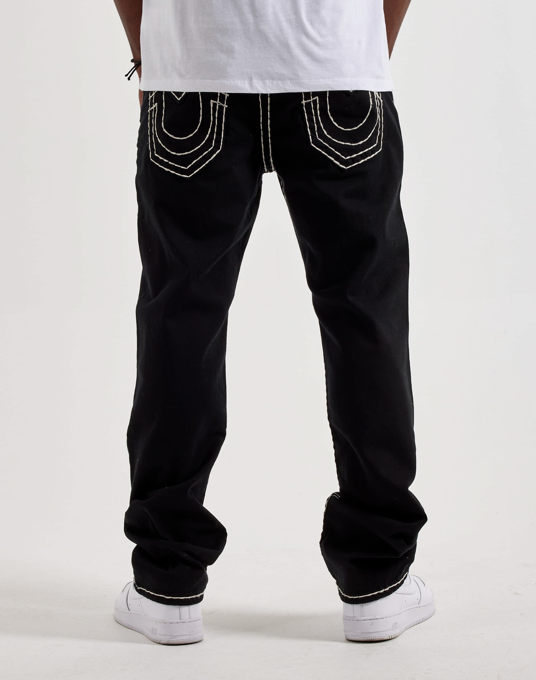 True Religion Ricky Super T Flap Straight Denim Jeans