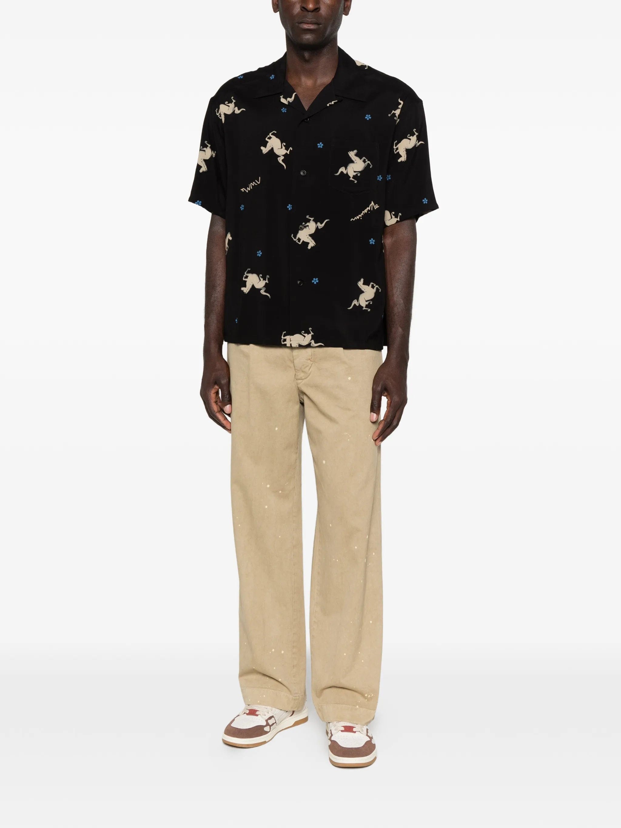 Visvim Crosby horse - print shirt