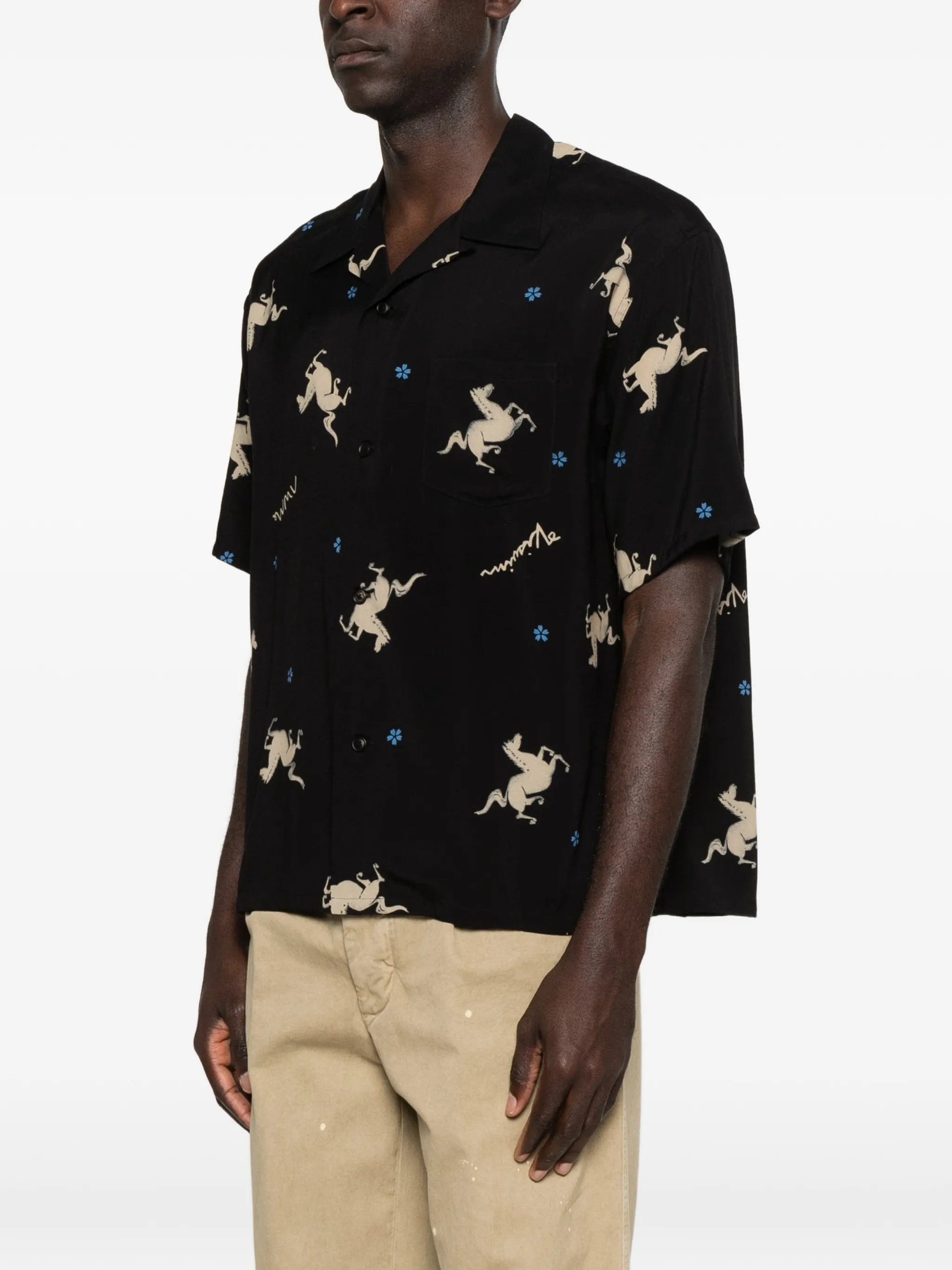 Visvim Crosby horse - print shirt