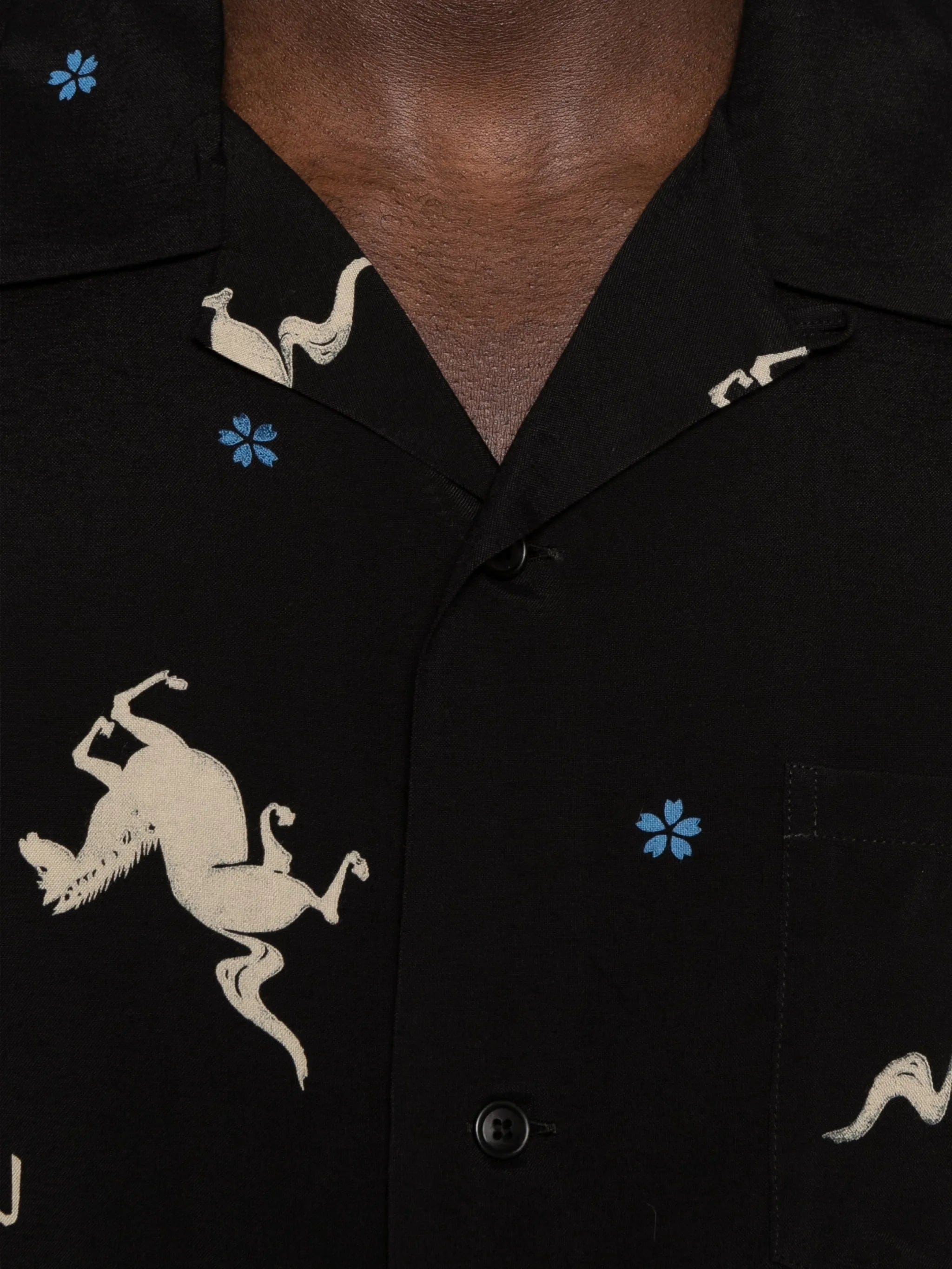 Visvim Crosby horse - print shirt