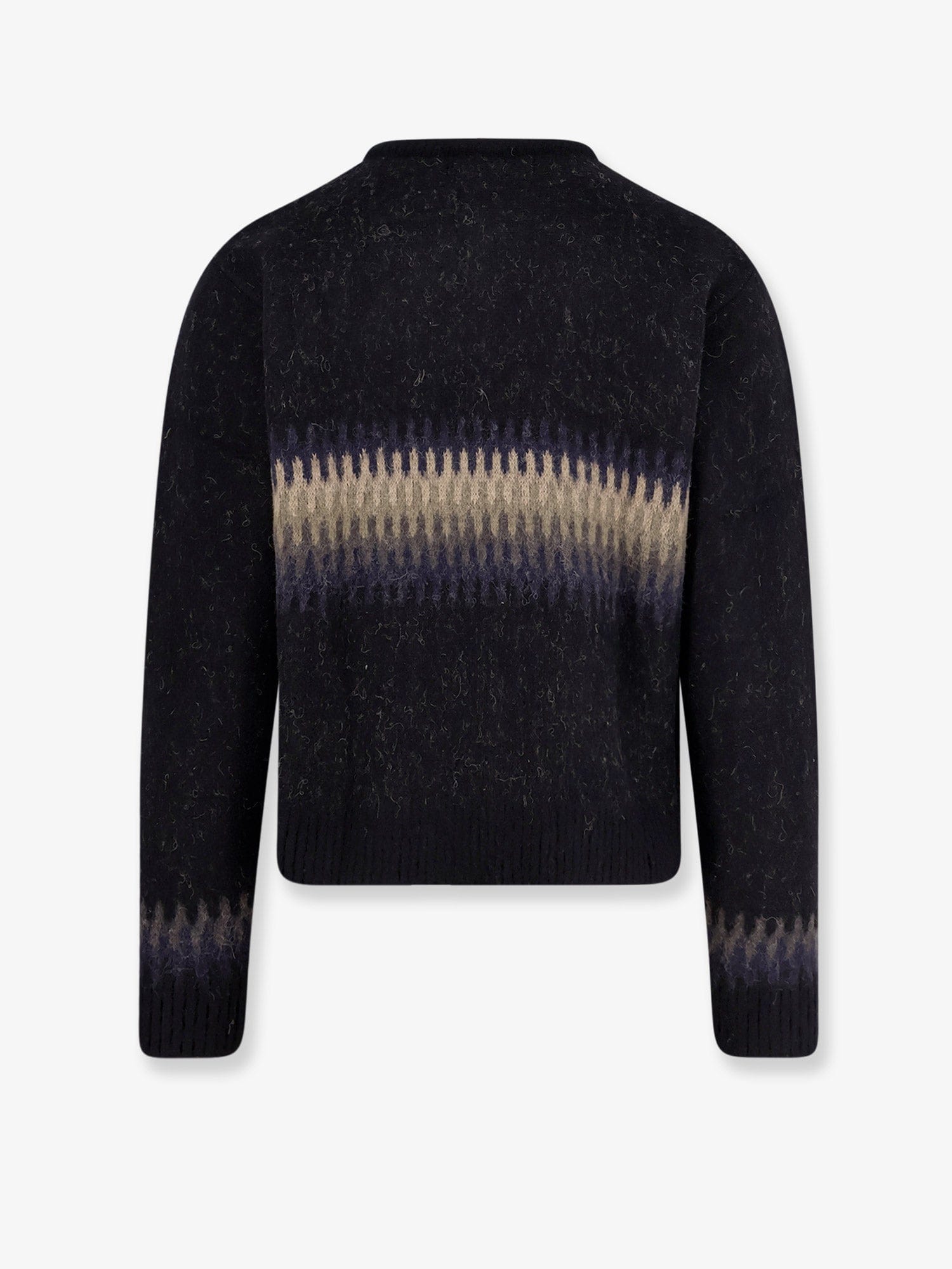 Tonywack Jacquard Unisex alpaca cardigan