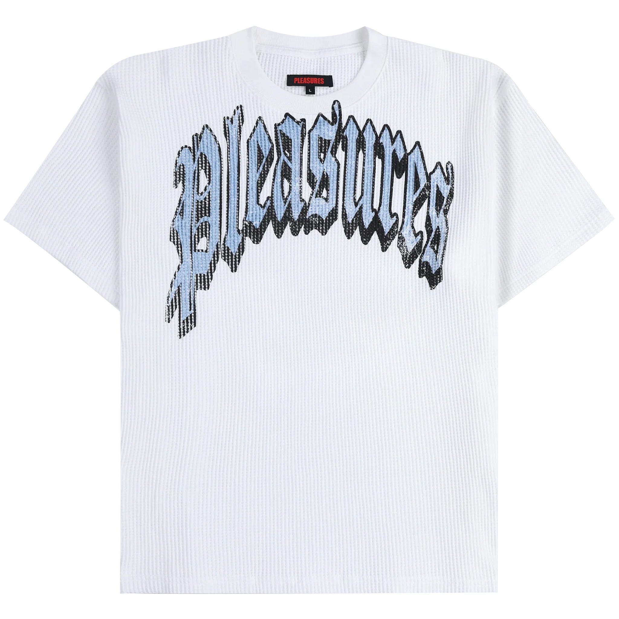Pleasures TWITCH WAFFLE T-Shirt (WHITE)