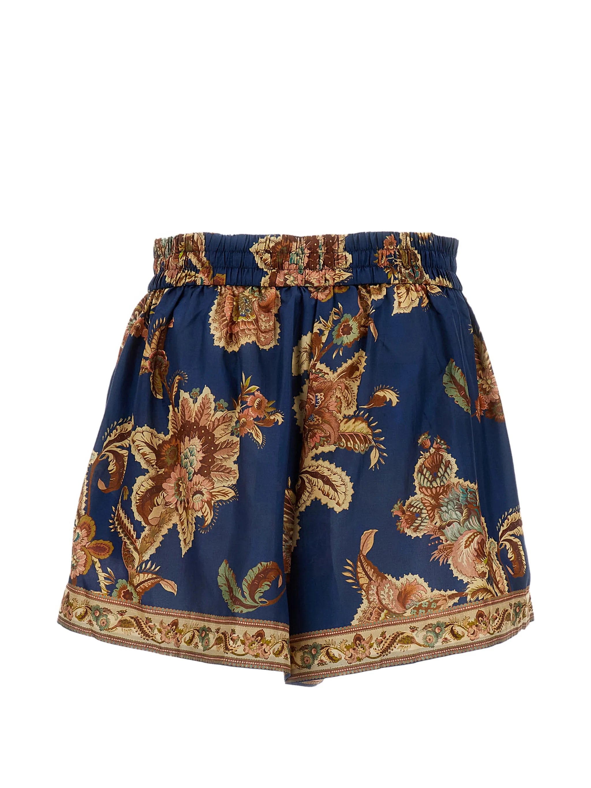 Zimmermann Aster printed silk shorts