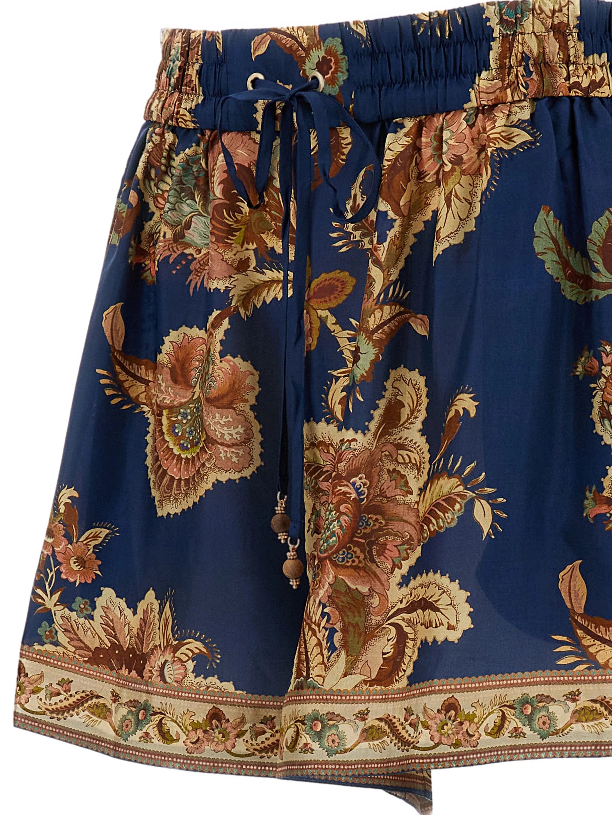 Zimmermann Aster printed silk shorts