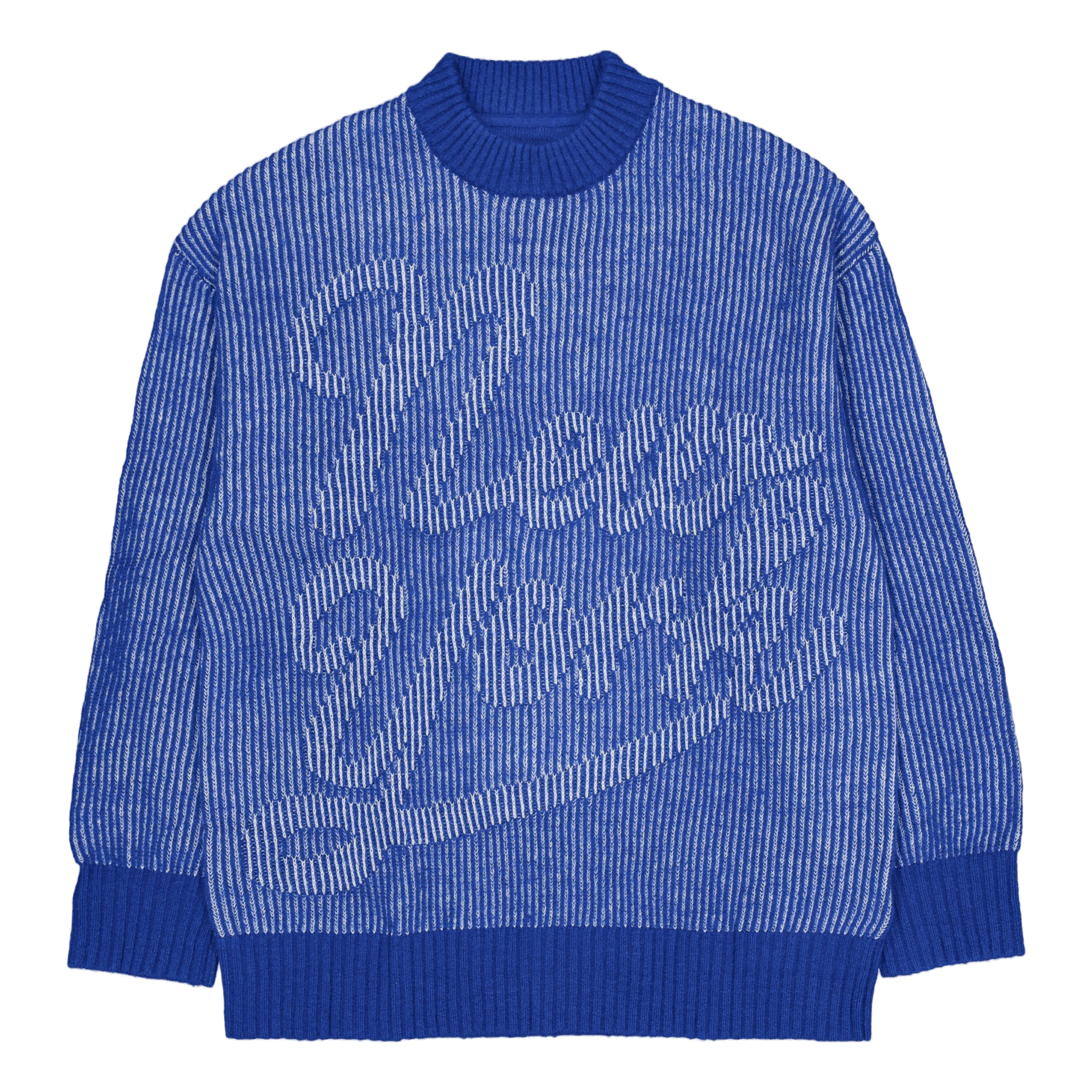 Tommy Jeans Tjcu Twotone Knitted Crewneck Chase Blue