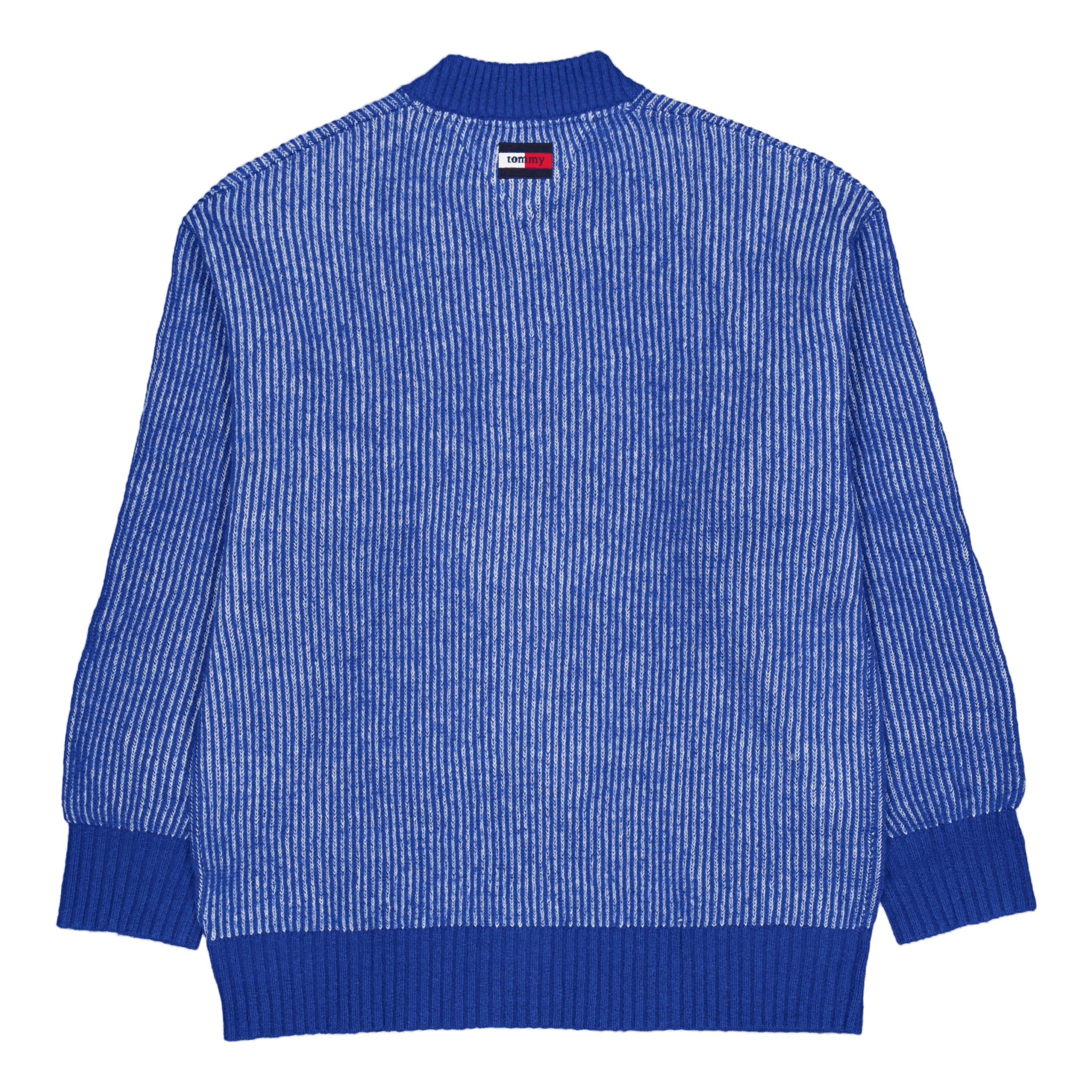 Tommy Jeans Tjcu Twotone Knitted Crewneck Chase Blue