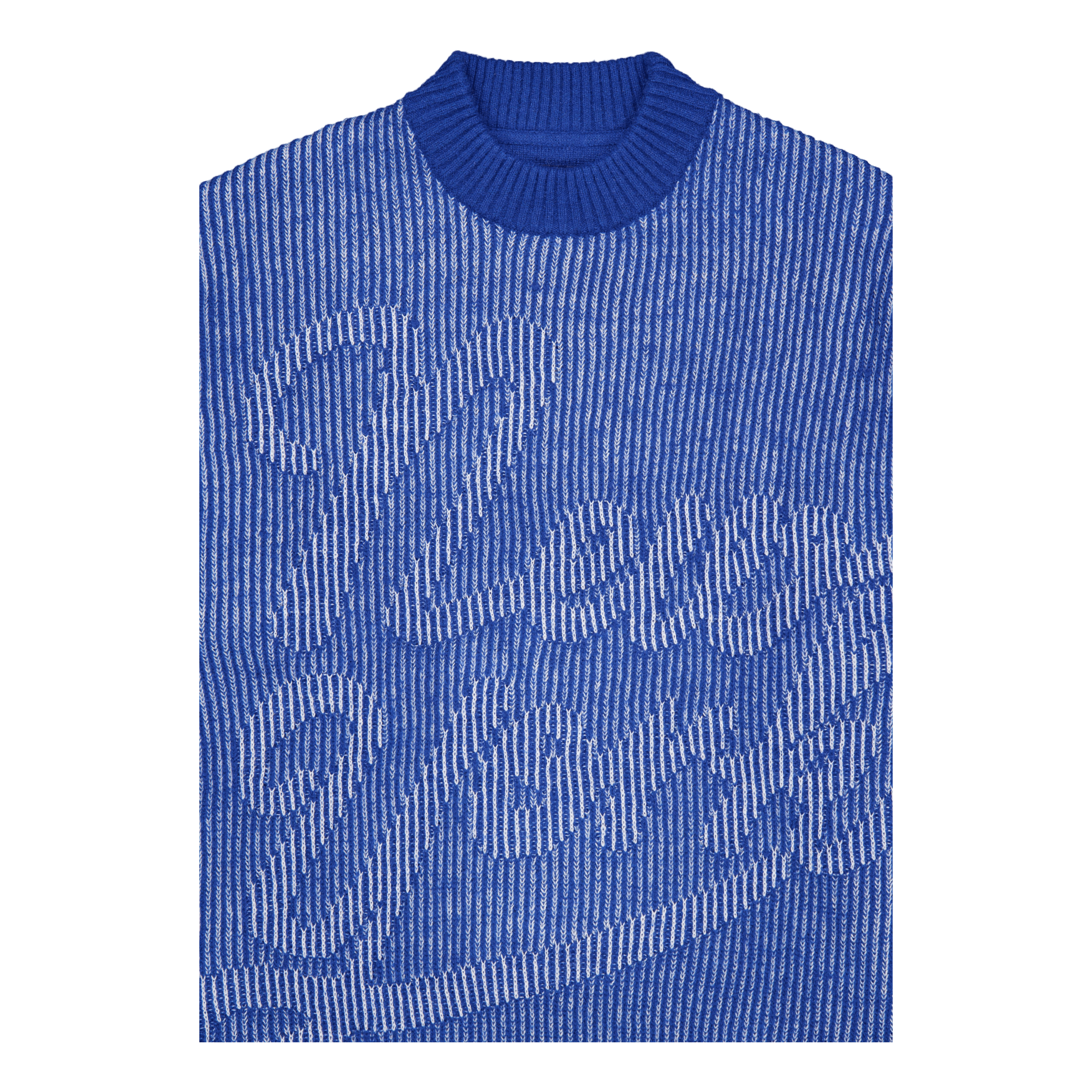 Tommy Jeans Tjcu Twotone Knitted Crewneck Chase Blue