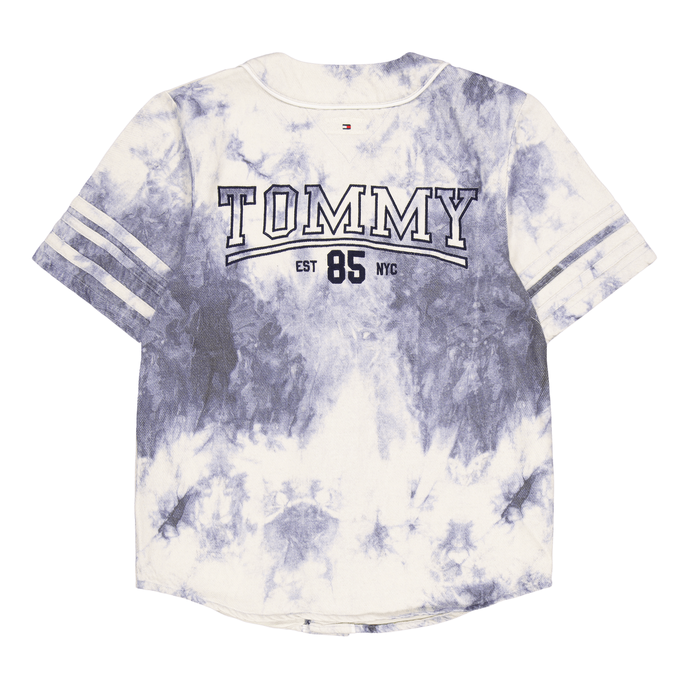 Tommy Jeans Tjcu Degrade Varsity Shirt Carbon Navy
