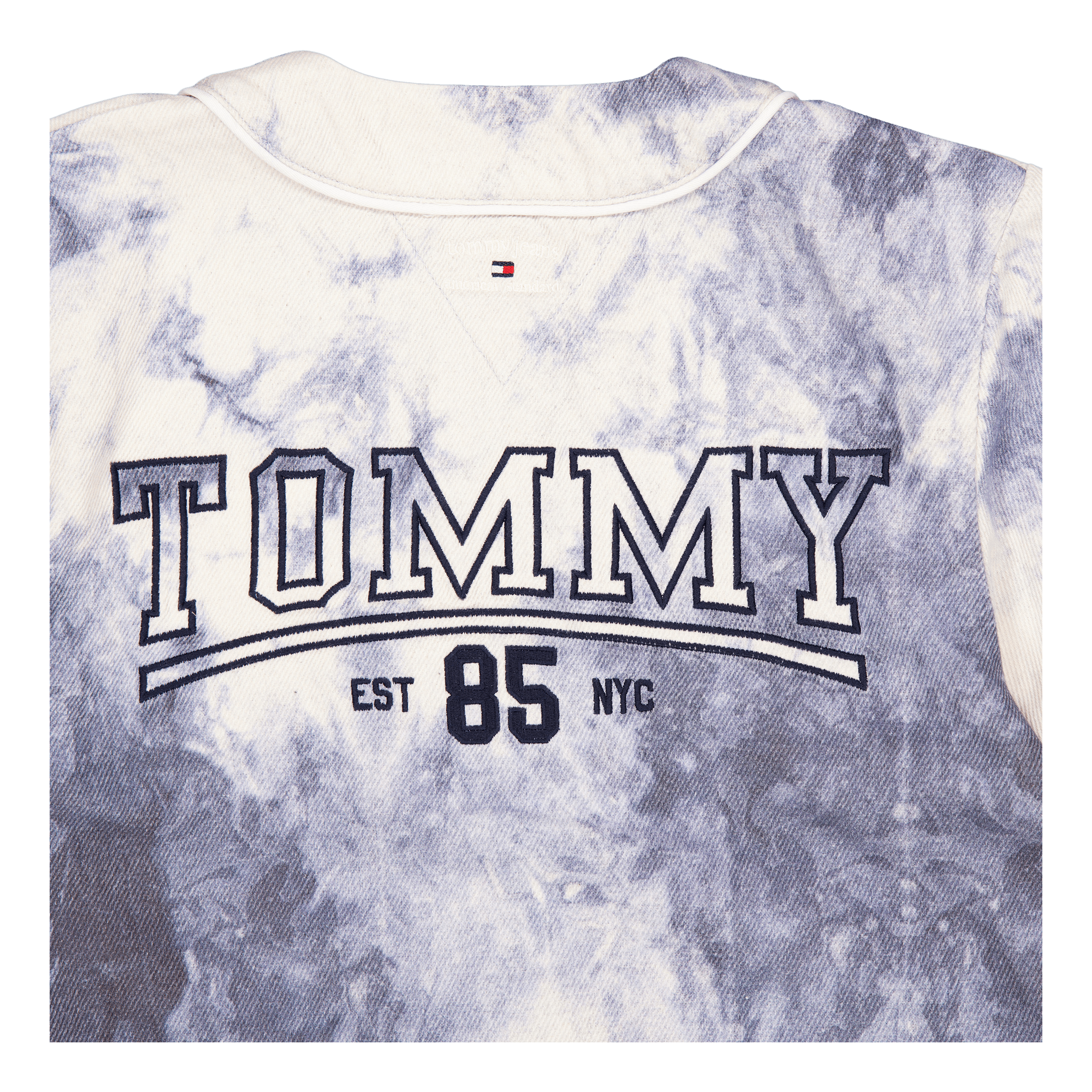 Tommy Jeans Tjcu Degrade Varsity Shirt Carbon Navy