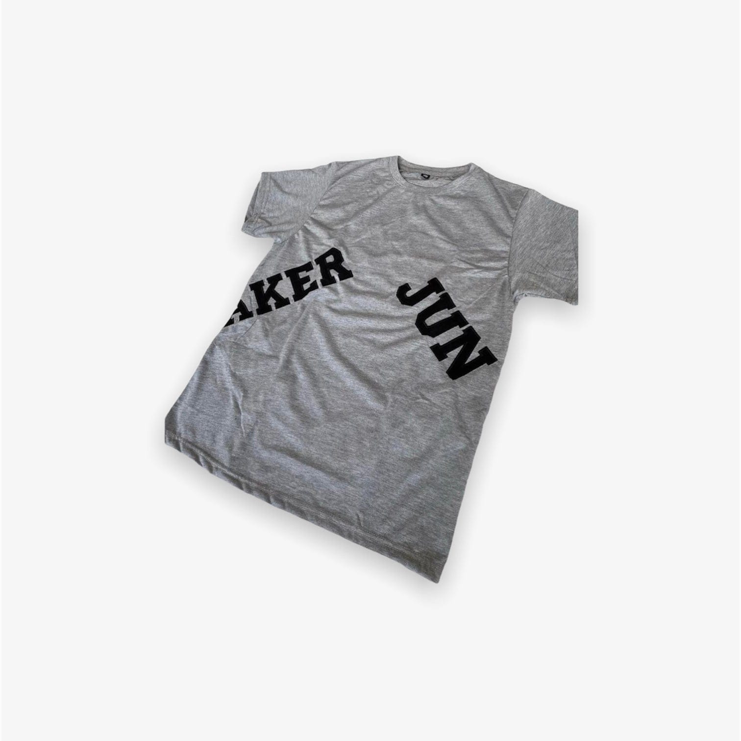 Logo Sneaker Junkies Big Logo T-Shirt Grey