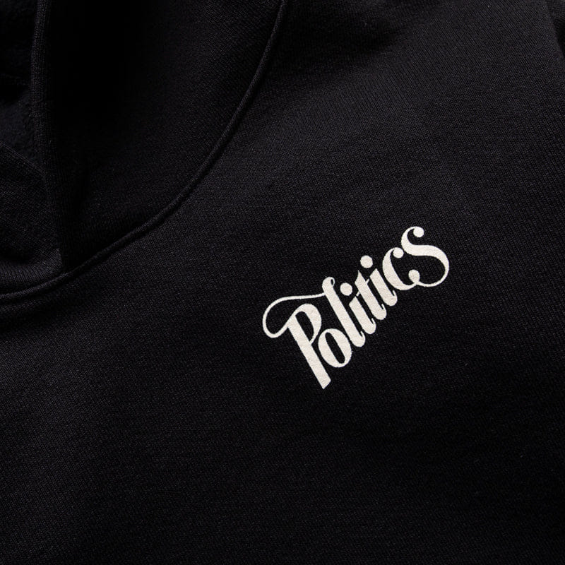 Politics Kids Politics Hoodie - Black