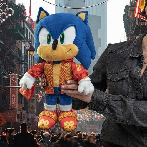 Kidrobot Sonic The Hedgehog Year Of The Snake 13In Plush