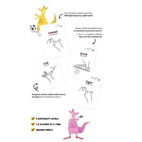 Clever Noodle Kangaroo Cravings - Sight Word Game