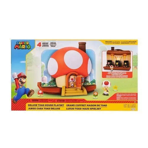 Jakks Pacific Super Mario Deluxe Toad House Playset