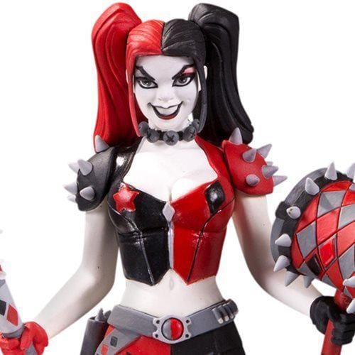 DC Direct Harley Quinn Red White and Black Statue by Amanda Conner Statue