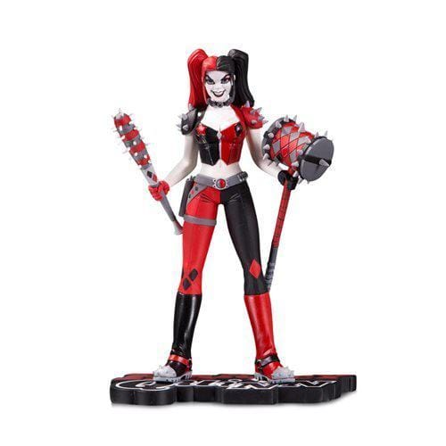 DC Direct Harley Quinn Red White and Black Statue by Amanda Conner Statue