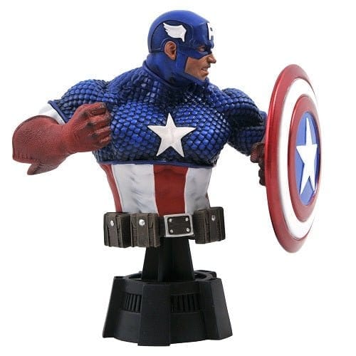 Diamond Select Marvel Comic Captain America 1/7 Scale Bust