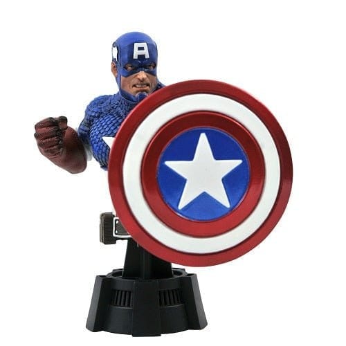 Diamond Select Marvel Comic Captain America 1/7 Scale Bust